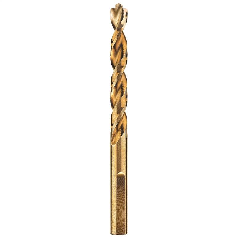 DEWALT DWA1224 3/8 Inch Industrial Cobalt Drill Bit Set - High Speed Steel for Metal, Wood & Plastic - Perfect for Construction, DIY & Professional Use