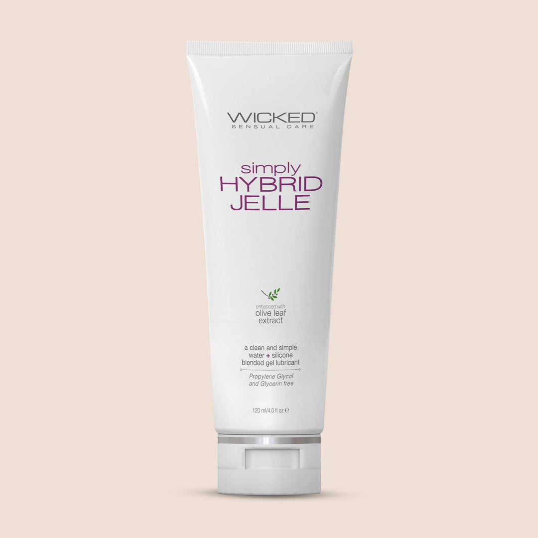 Wicked Simply Hybrid Jelle | Water-Based & Silicone Lubricant for Enhanced Comfort & Long-Lasting Pleasure | Perfect for Couples & Solo Play