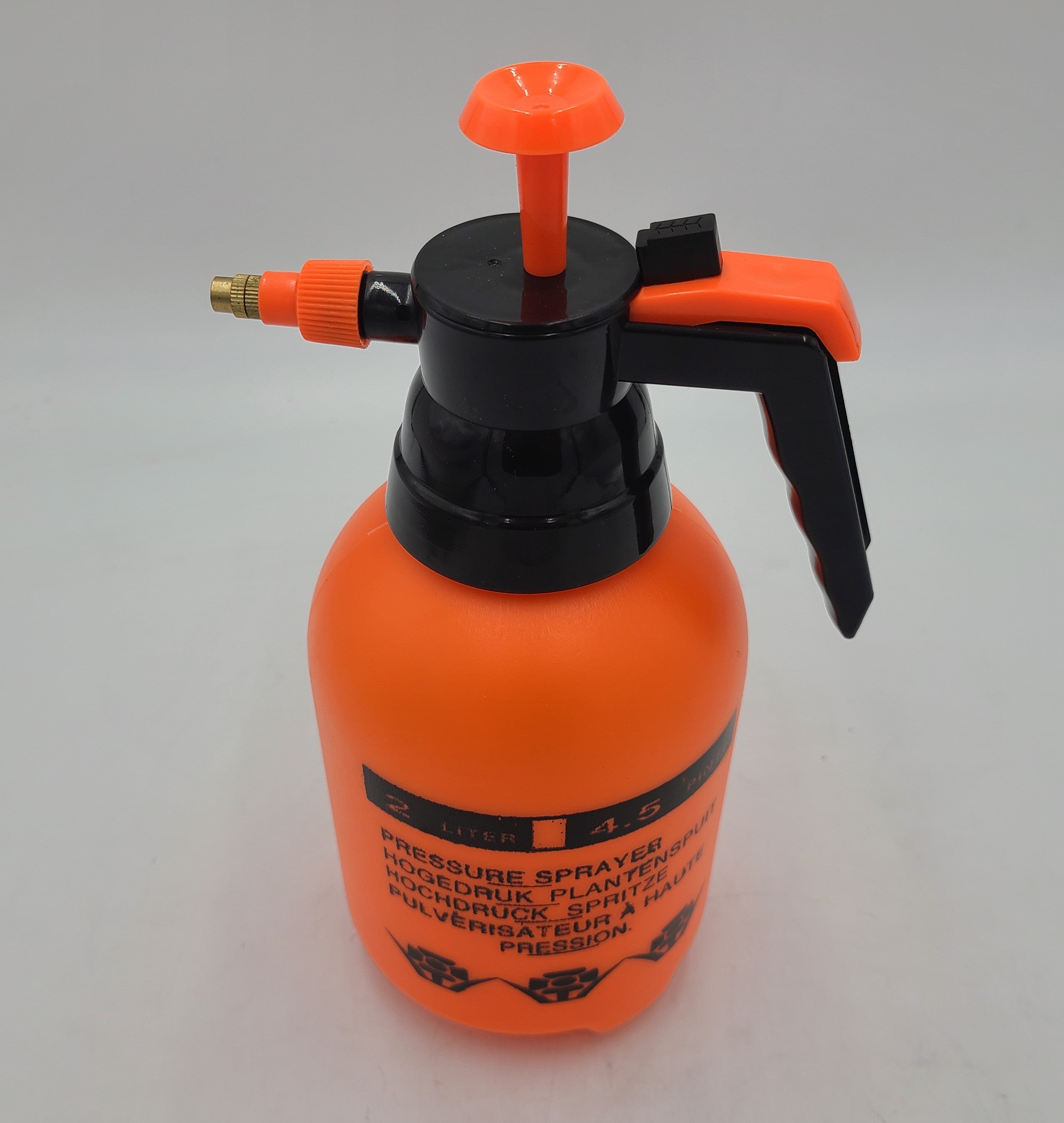 2L (0.5 Gallon) Pressure Sprayer with 11.5x5 Inch Size - Perfect for Garden, Lawn Care, Pest Control & Cleaning