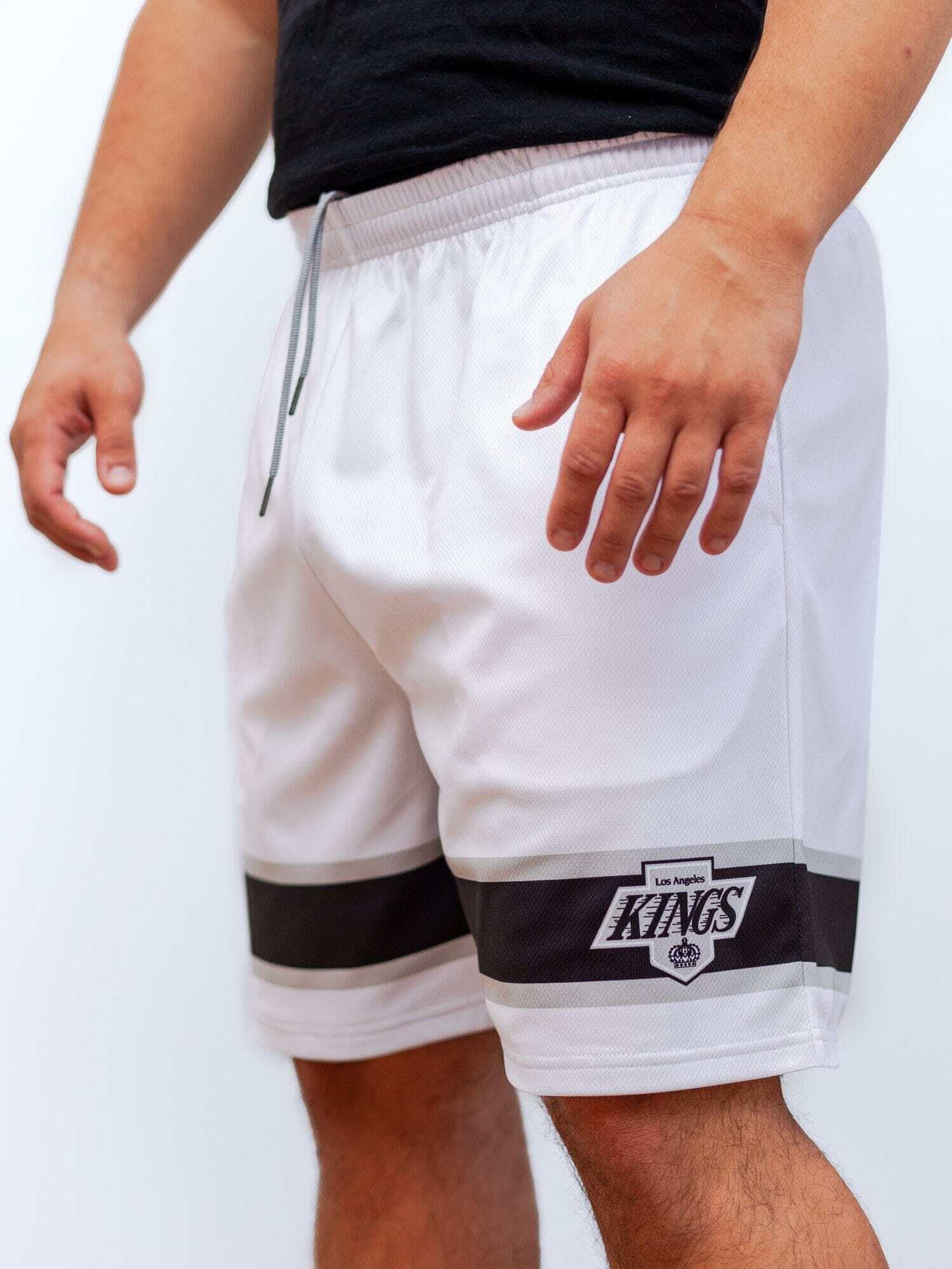 Los Angeles Kings Retro Alternate Mesh Hockey Shorts - Men's Breathable Sports Shorts for Hockey, Skating & Casual Wear - Perfect for Games, Practice & Fan Gear