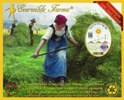 Everwilde Farms - 1 Lb Knee High Mix Sweet Pea Wildflower Seeds - Gold Vault Pack - Perfect for Garden Borders, Cutting Gardens & Pollinator Habitats