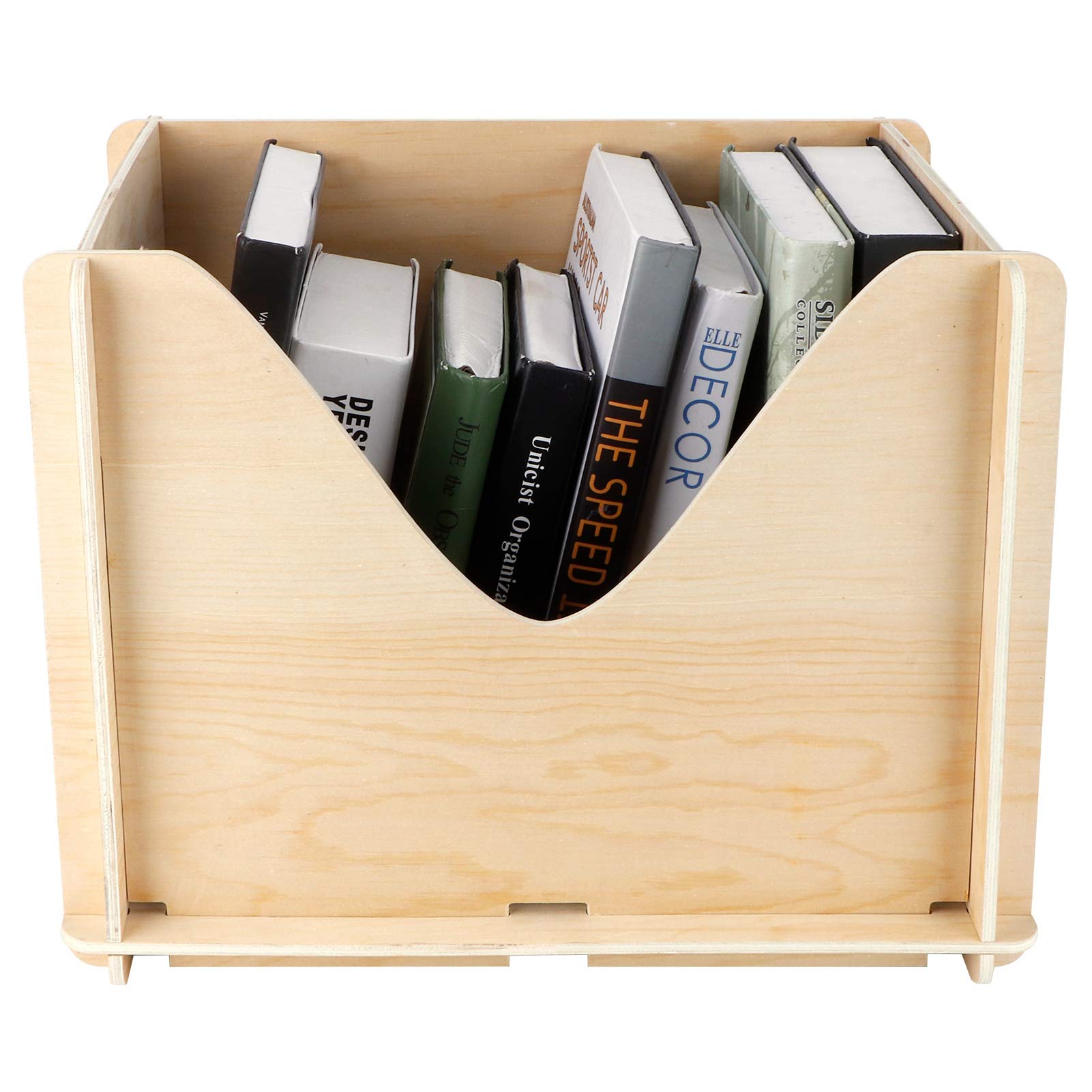 Ruiqas Unfinished Wooden Storage Box - DIY Craft Organizer for Collectibles, Arts & Home Decor | Perfect for Craft Rooms, Closet Organization & Gift Wrapping