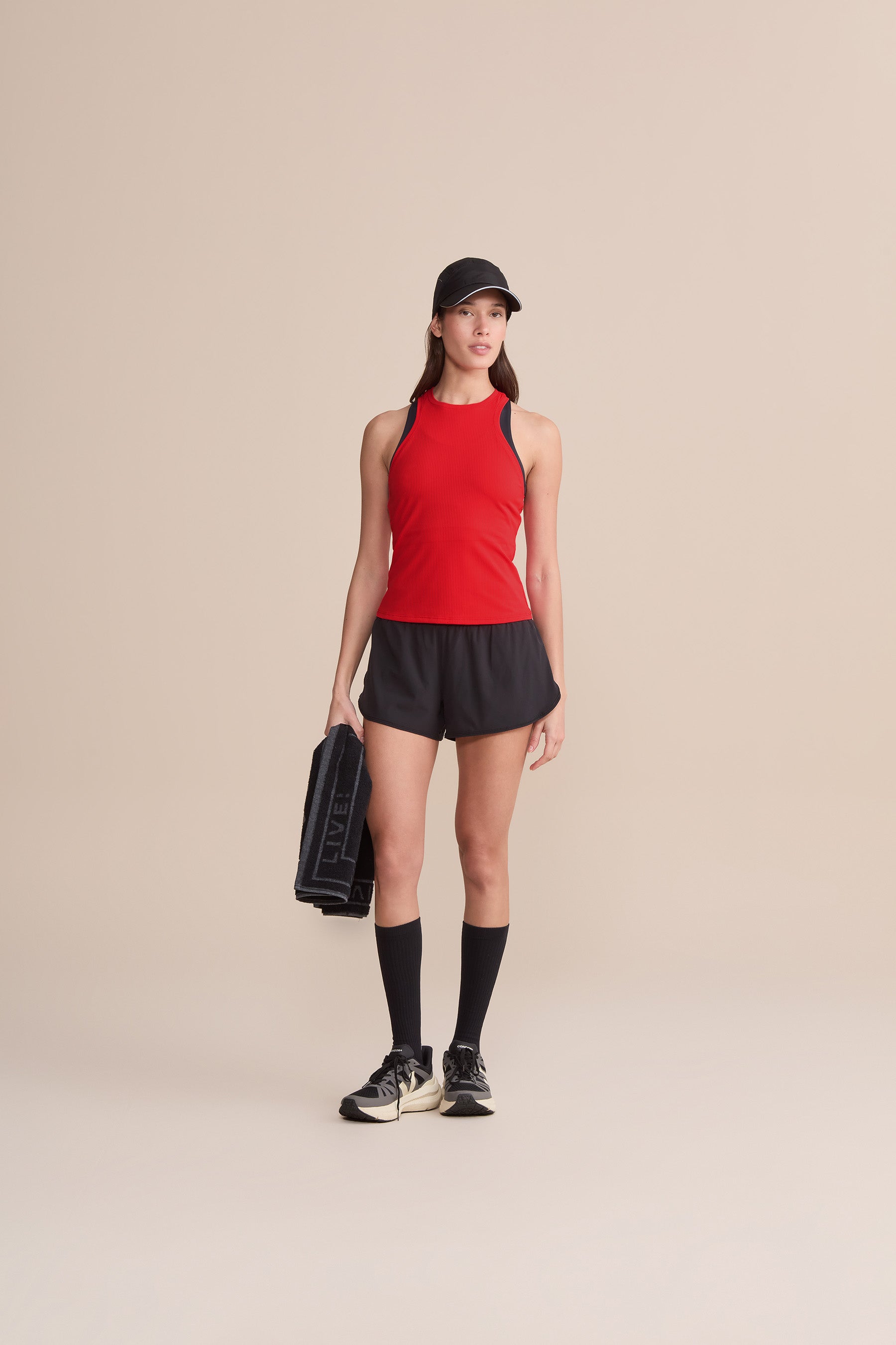 Women's Ribbed Knit Racerback Tank Top - Soft Stretchy Summer Casual Shirt for Gym, Yoga & Everyday Wear