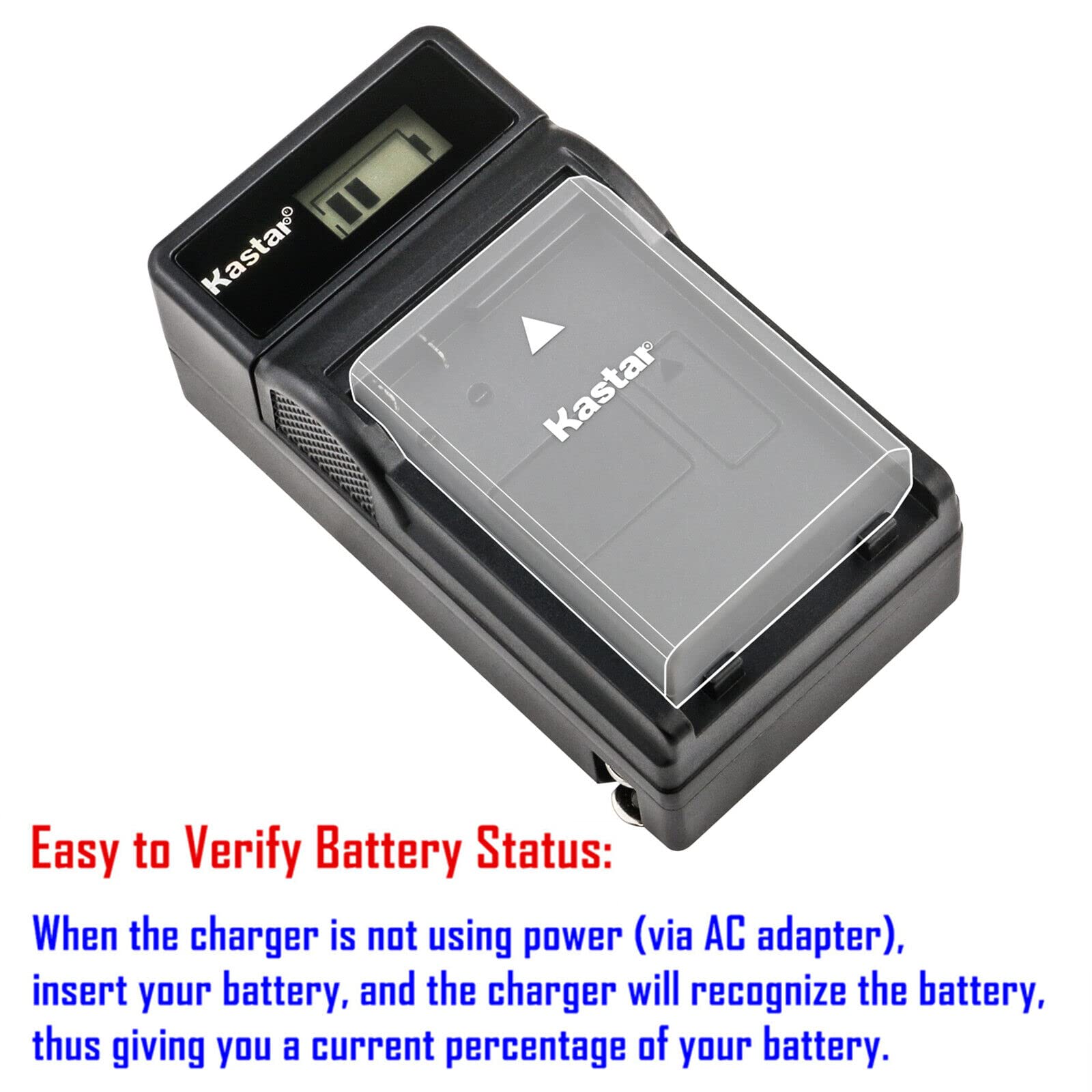 Kastar 4-Pack NP-FZ100 Replacement Battery & LCD AC Charger Kit for Sony Alpha A9 II/A7 III/ILCE-7M3 Cameras - Perfect for Travel, Wedding & Professional Photography