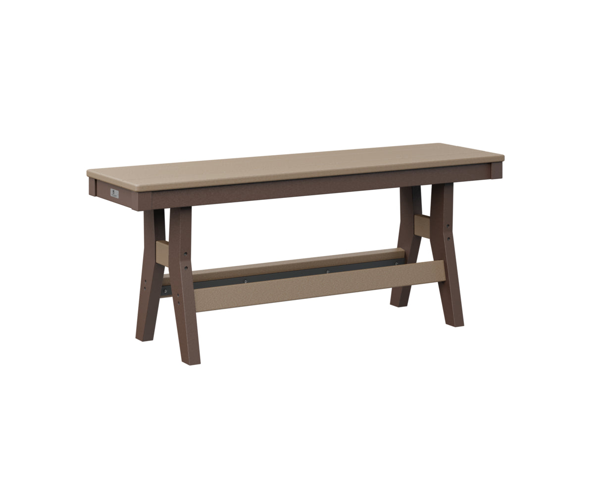 Berlin Gardens Harbor 44 Dining Bench - Outdoor Patio Furniture, Weather-Resistant Wooden Dining Bench for Garden, Deck, Backyard - Perfect for Entertaining and Relaxing