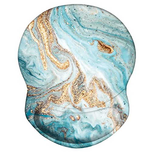 Green Golden Marbling
