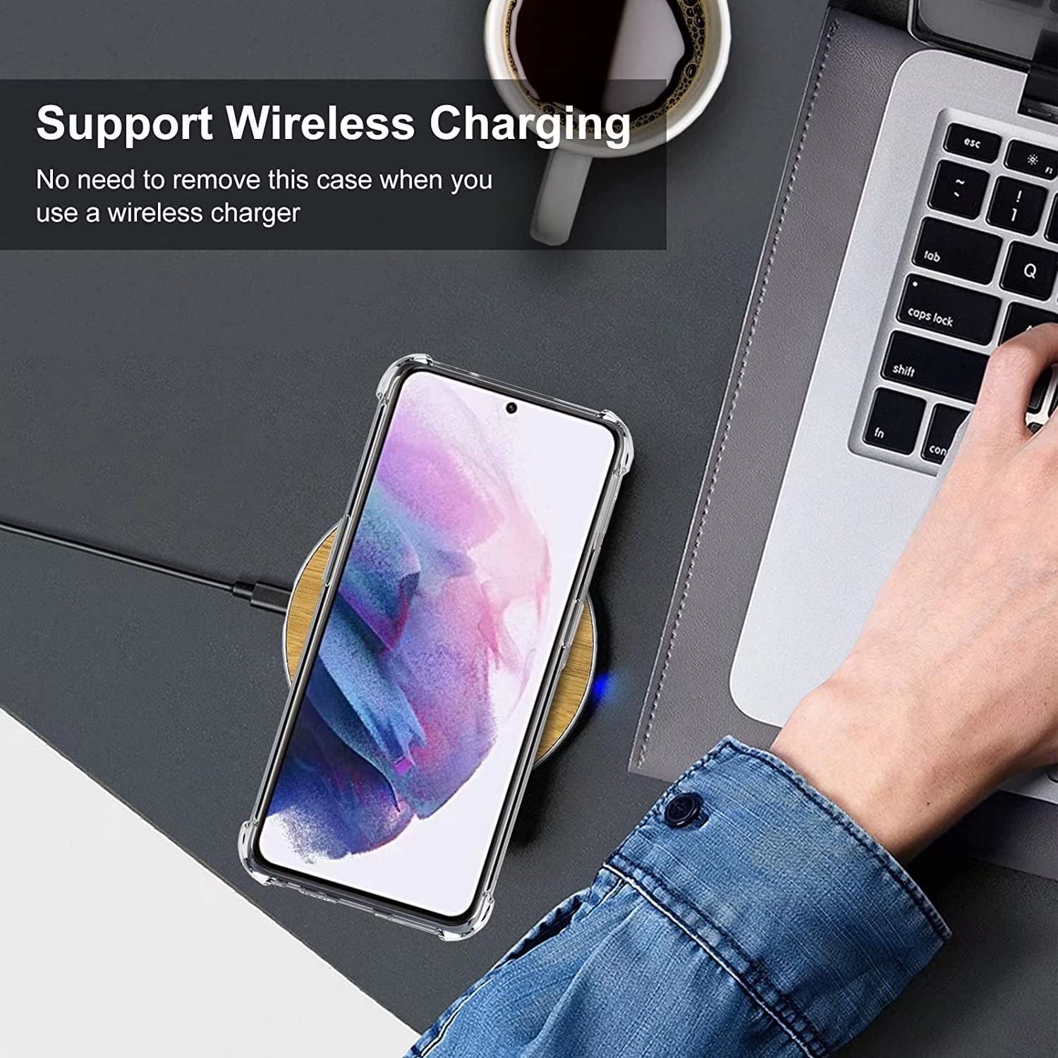Clear Magnetic Phone Case for Samsung Galaxy Note 20 - MagSafe Compatible, Slim Fit Shockproof TPU Bumper with Hard Back Cover | Anti-Yellowing Protection for Everyday Use & Wireless Charging