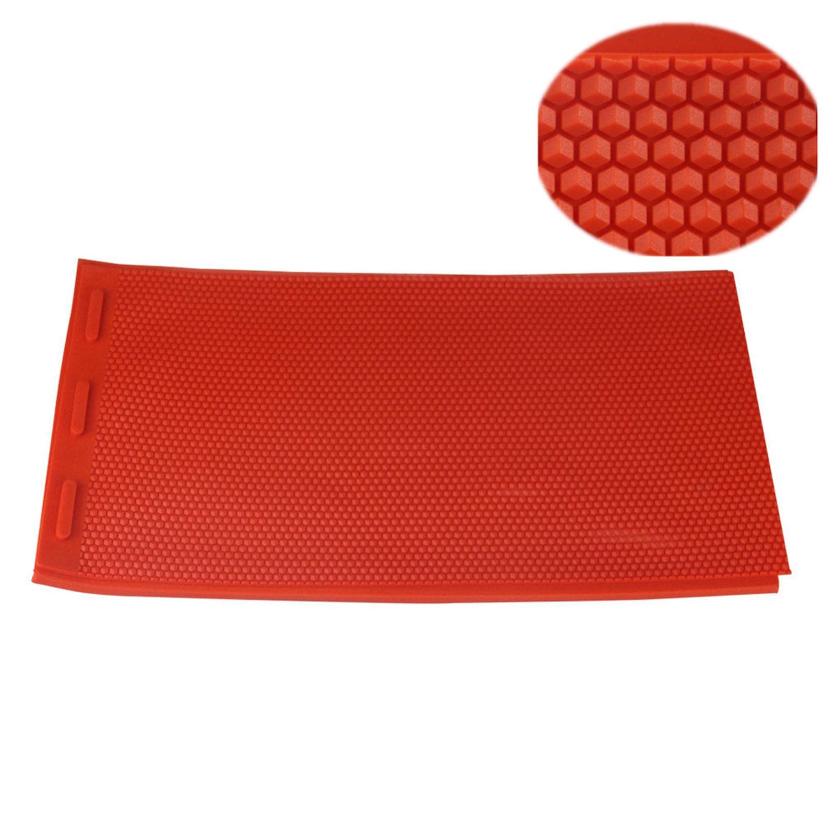SAZ DEKOR Premium Honeycomb Beeswax Foundation Sheets - Convenient Beekeeping Supplies for Hive Frames (Orange) - Ideal for DIY Beekeepers & Honey Production