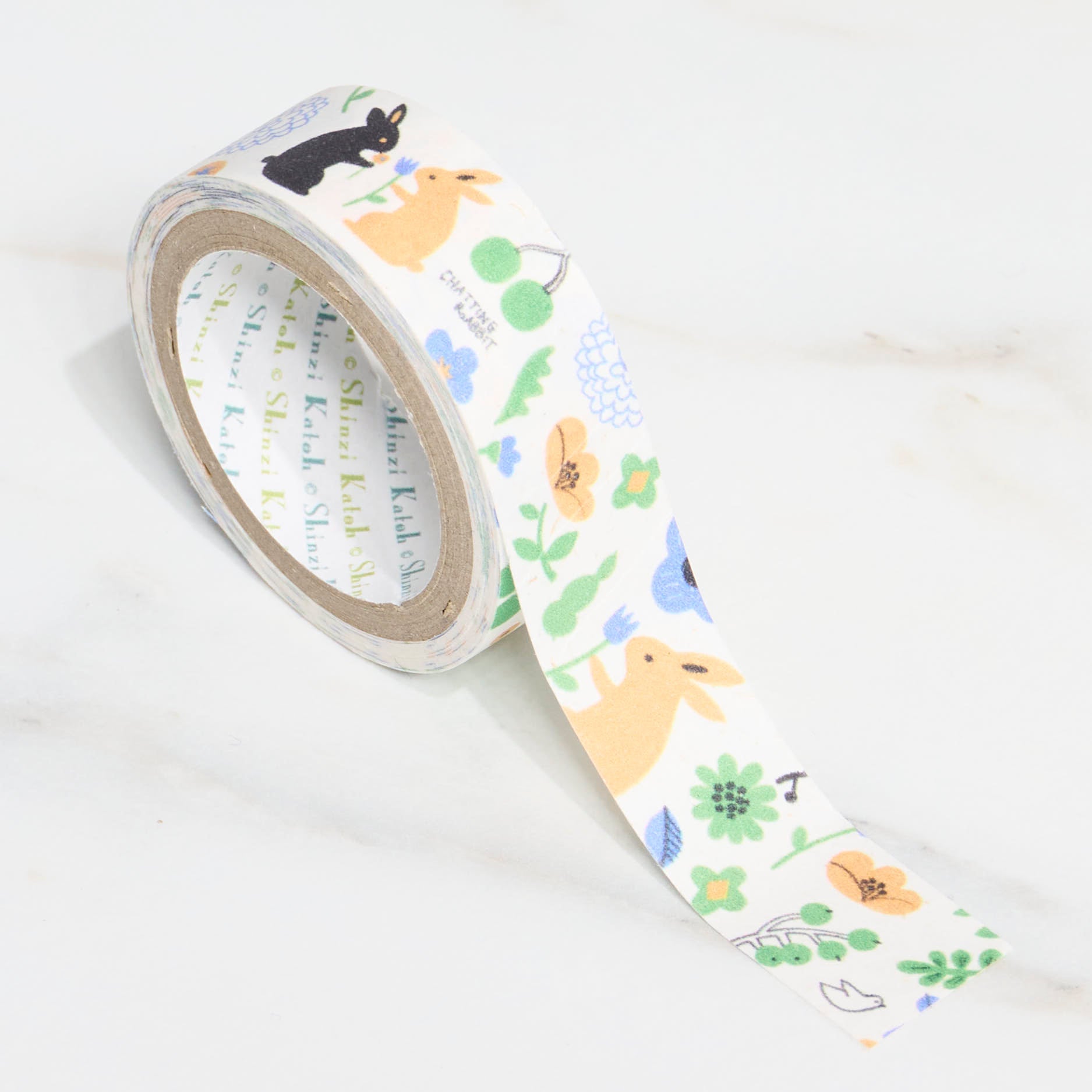 Shinzi Katoh Kirapika Masking Tape - Decorative Banana Paper Tape for Scrapbooking, DIY Crafts, and Gift Wrapping - Perfect for Home Office, School Projects, and Creative Journaling
