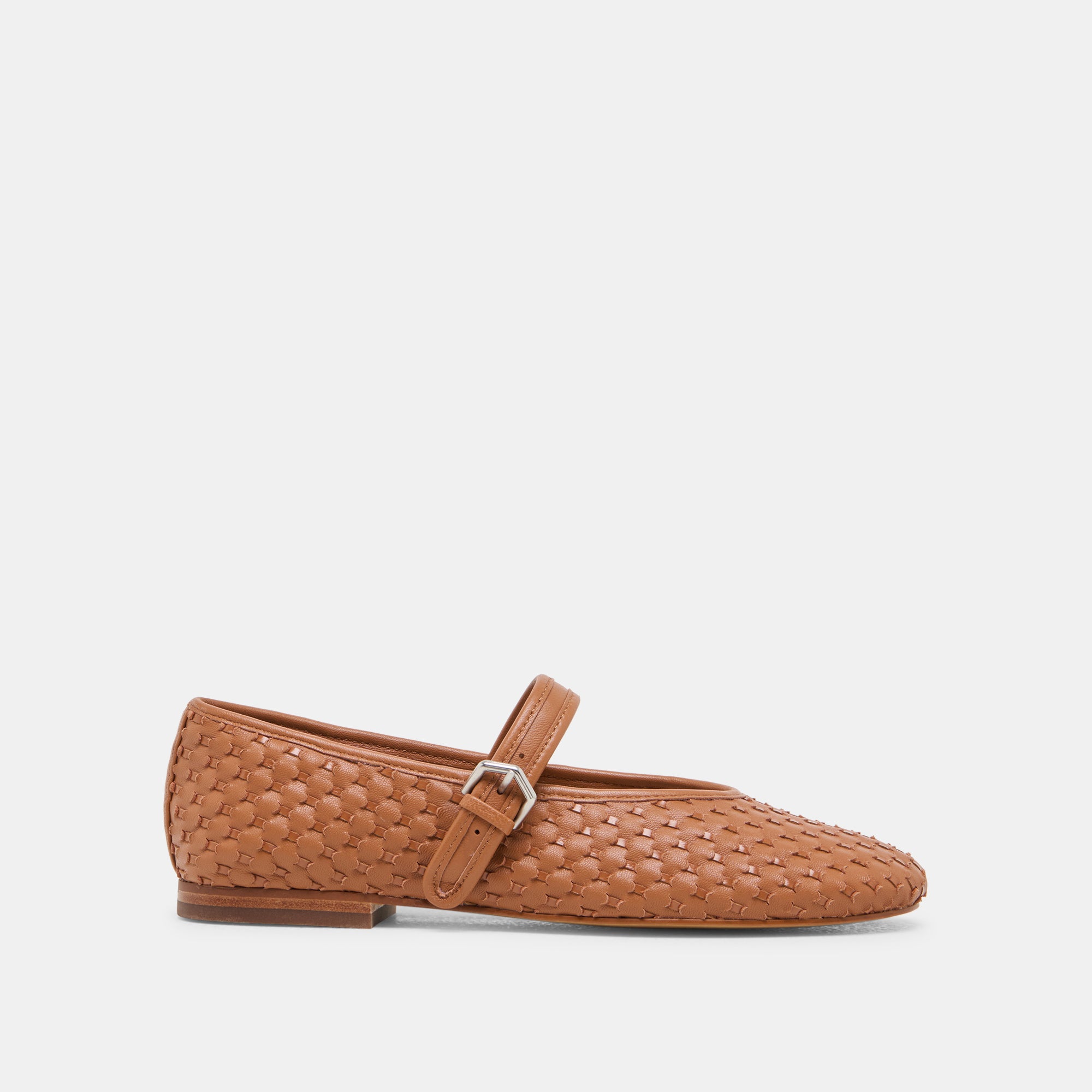 ROSLYN WOVEN BALLET FLATS - Genuine Leather Saddle Shoes for Women | Comfortable & Stylish Slip-Ons for Work, Travel & Casual Outfits