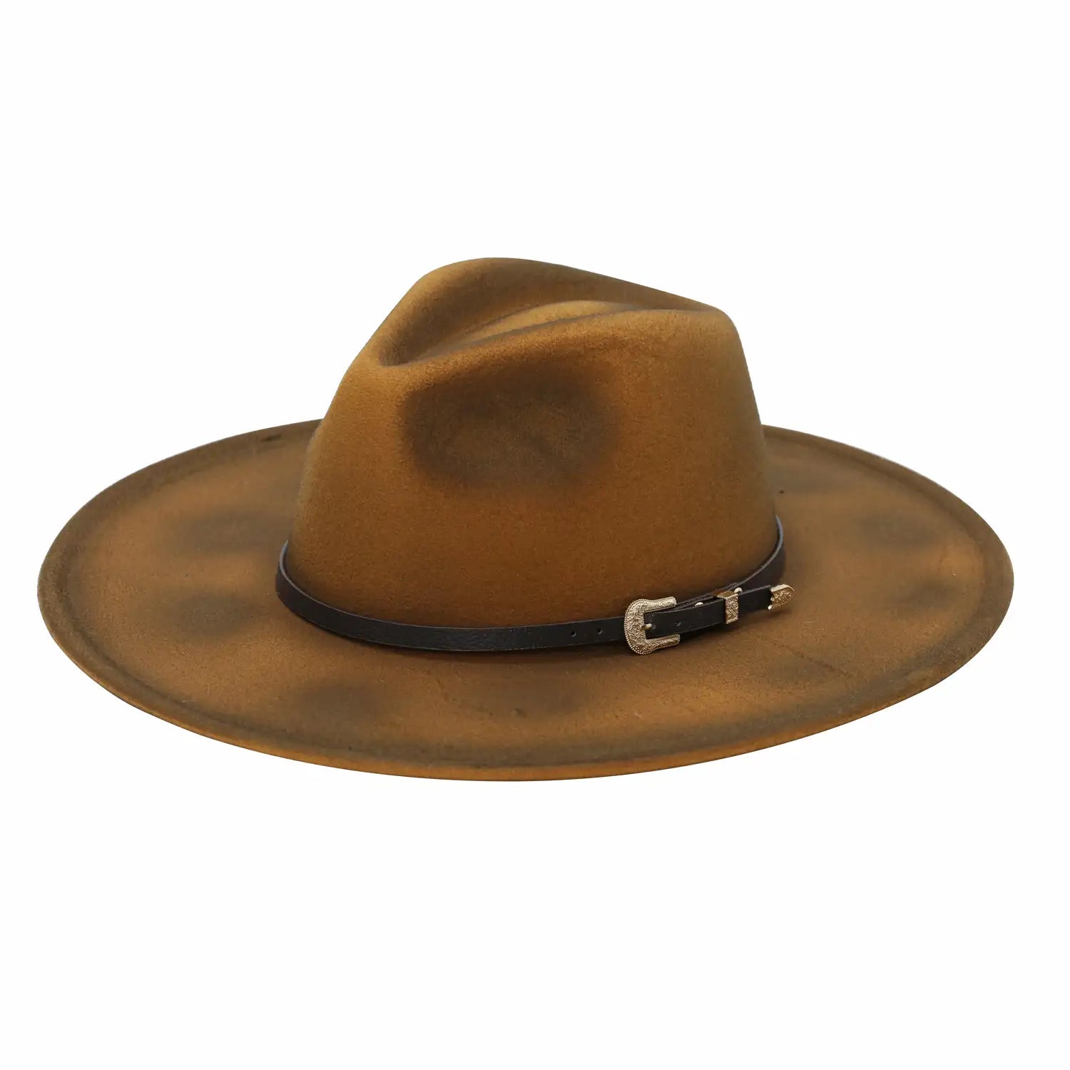 Peter Grimm Dillard Wide Brim Wool Felt Cowboy Hat for Men - Western Style Outdoors Riding & Rodeo Fashion Accessory