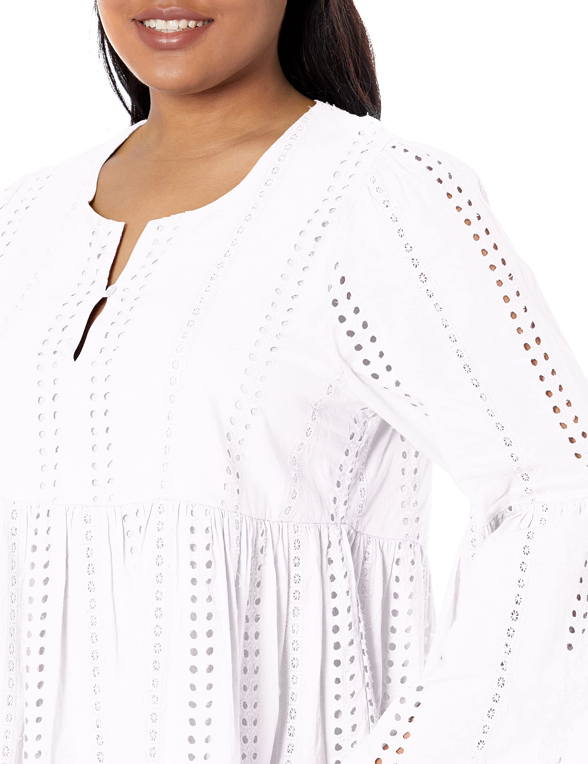 Mud Pie Women's Raylee Eyelet Dress - Floral Summer Sundress for Beach, Wedding & Casual Outings