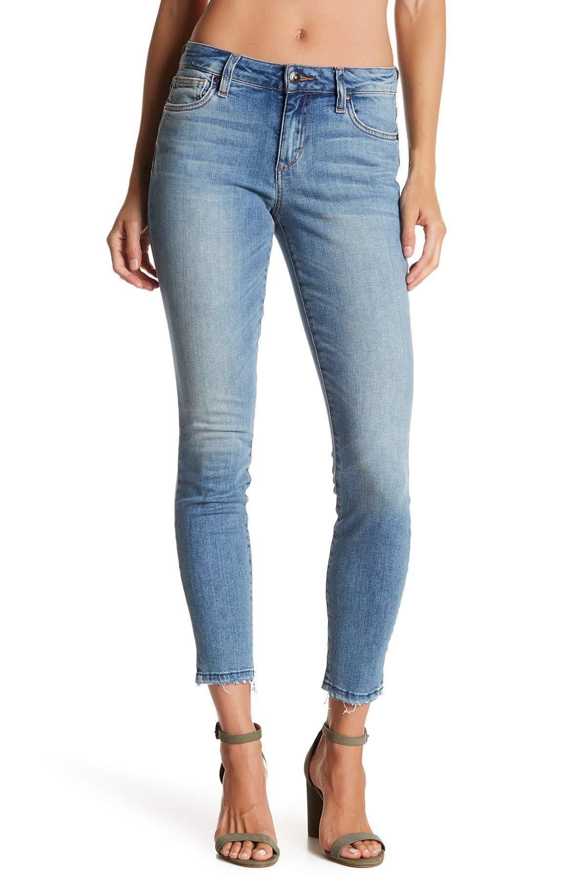 Joe's Jeans Women's Skinny Ankle Pants with Released Hem - Slim Fit Stretch Denim Jeans for Casual Wear & Everyday Outfits | Vienna Style