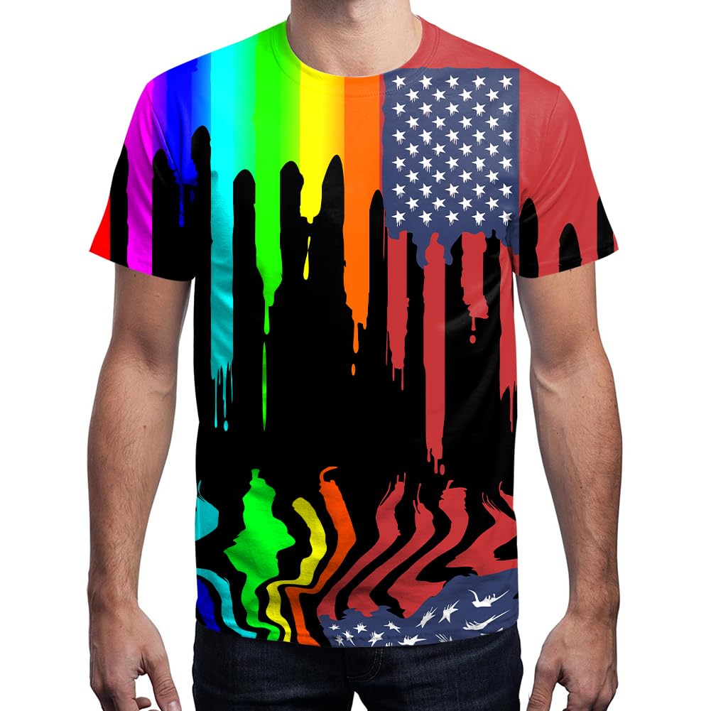 Yasswete Unisex 3D Printed Short Sleeve T-Shirts for Men & Women - Trendy Graphic Tees for Casual Wear, Street Style & Everyday Outfits