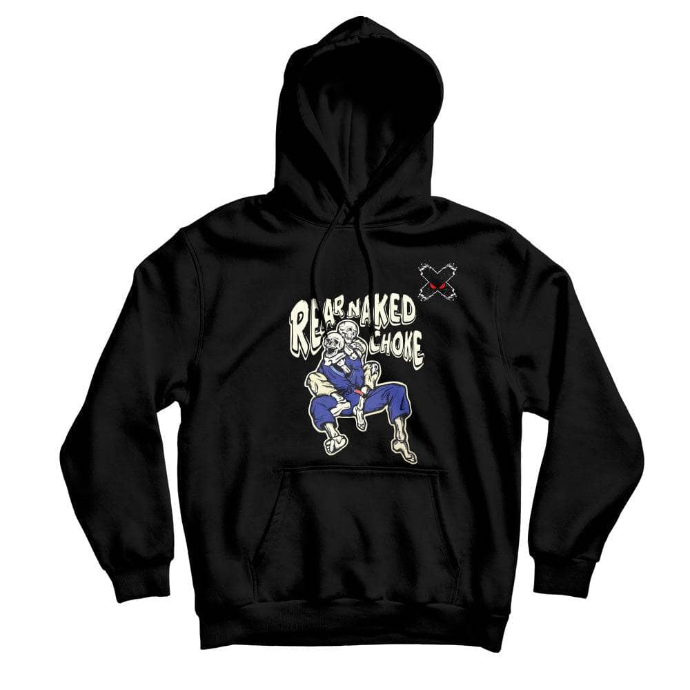Premium Jiu Jitsu Hoodie with Rear Naked Choke Design - Comfortable Martial Arts Training Wear for BJJ, MMA & Grappling Practice