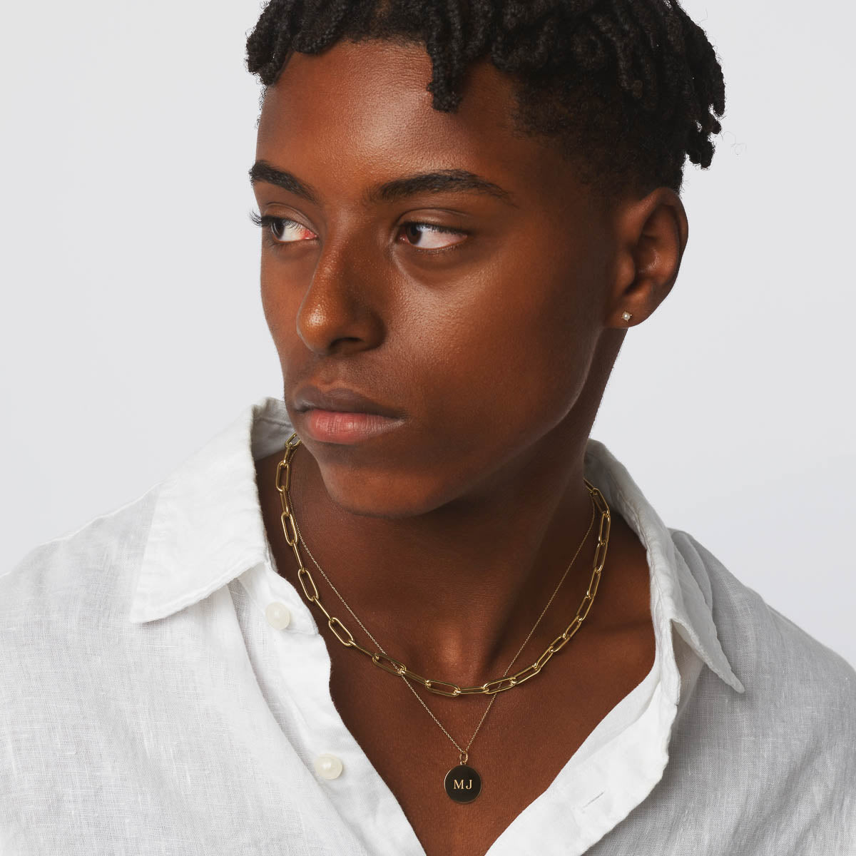 10k Gold Engravable Disc Necklace - Personalized Nameplate Pendant for Women - Perfect for Gifts, Anniversaries & Everyday Elegance