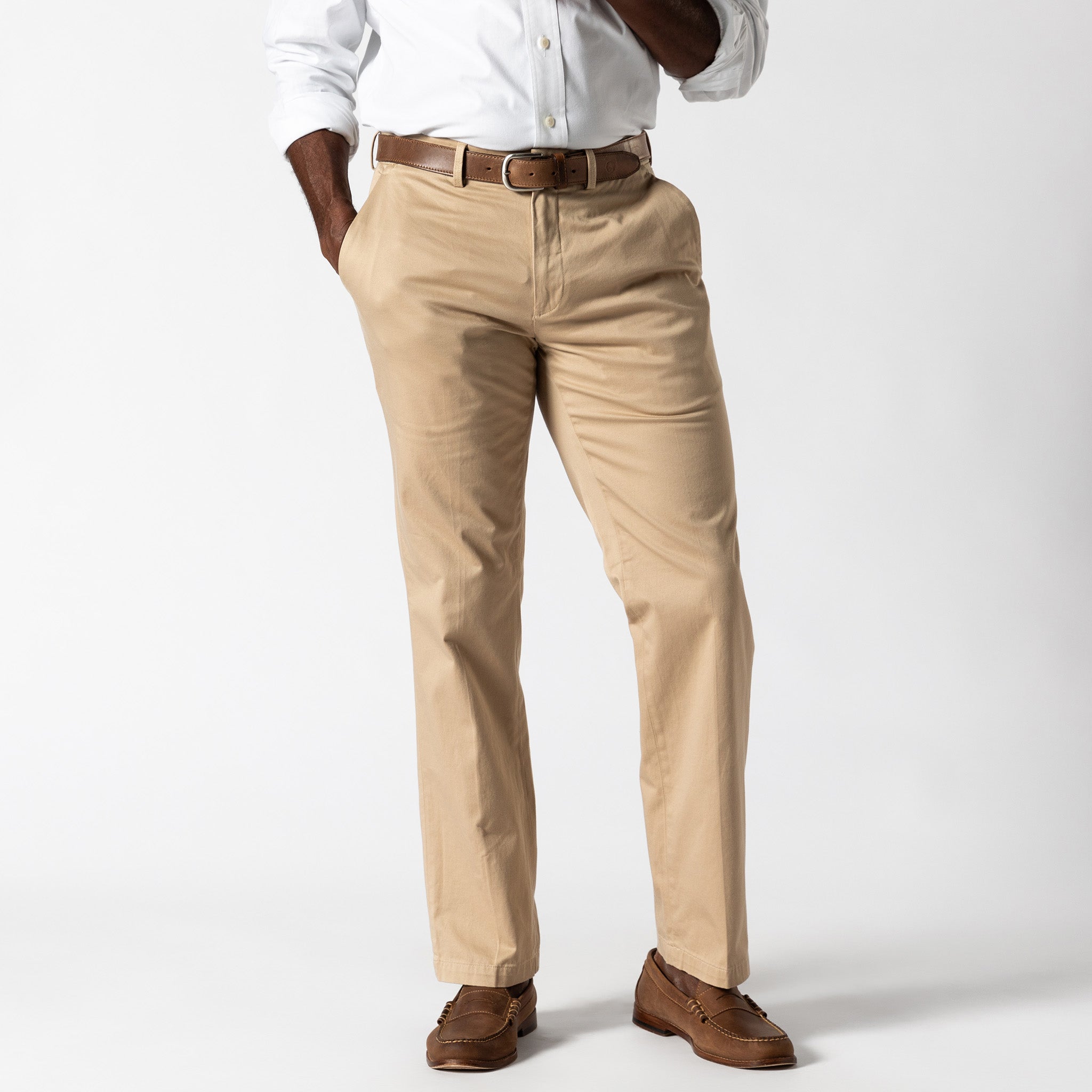 O'Bryan Organic Cotton Chino Pants for Men - Comfortable & Durable Safari Adventure Travel Trousers