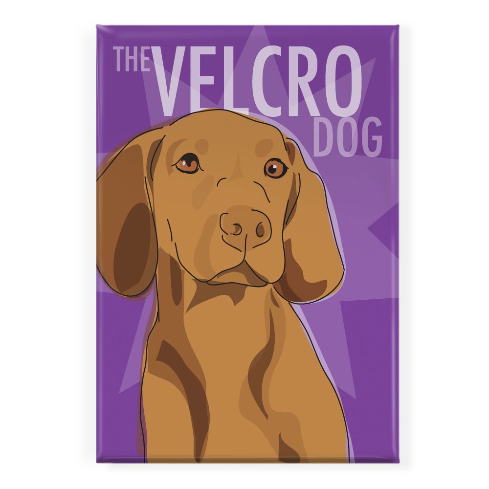 Velcro Dog Vizsla Fridge Magnet - Strong Adhesive Pet Lover Gift for Refrigerator, Office, or Home Decor