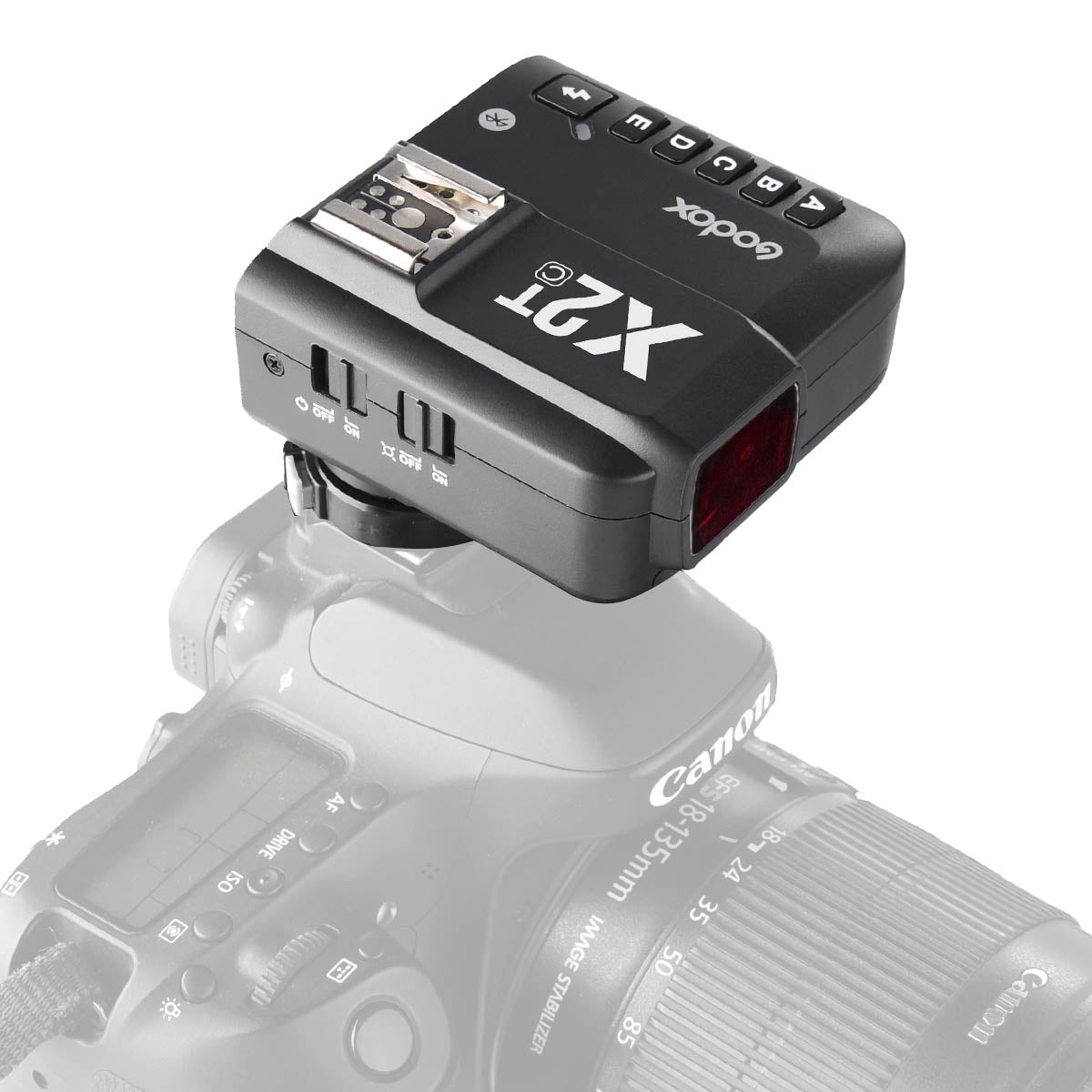 X2TC 2.4GHz Wireless Flash Trigger with High Speed Sync & Bluetooth for Canon DSLR Cameras - Perfect for Studio Photography, Outdoor Shoots & Event Coverage
