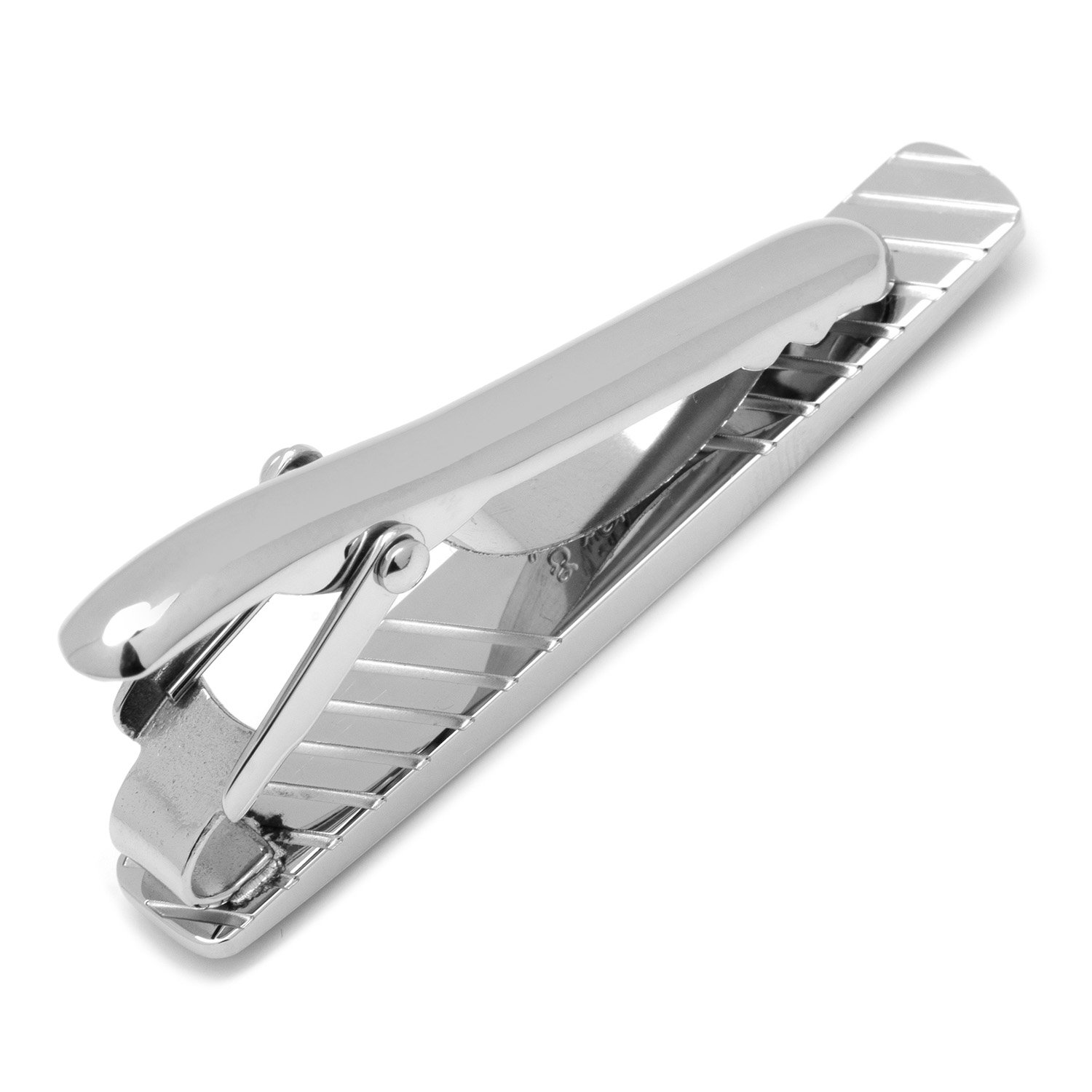 Ox and Bull Trading Co. - Premium Black Carbon Fiber Stainless Steel Tie Clip for Men | Elegant Office & Wedding Accessory | Perfect for Business, Formal Events & Gifts