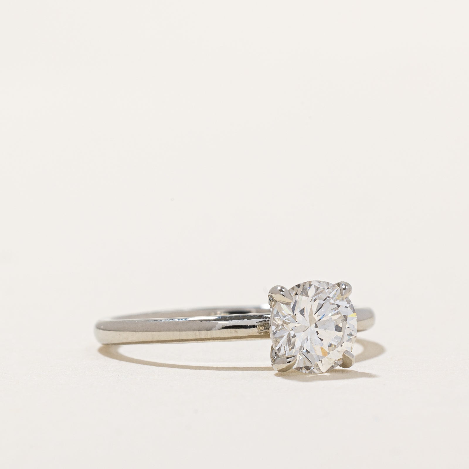 100 Ways Diamond Engagement Ring - 0.99ct Round Cut Solitaire Ring in 14K White Gold | Size 6.75 | Perfect for Proposals, Anniversaries & Special Occasions