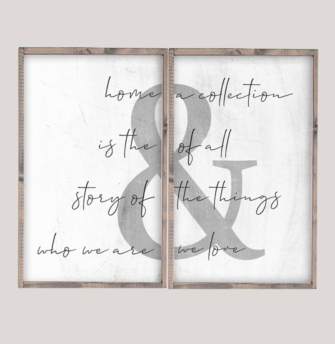 Rustic Farmhouse Sign Wall Art Decor - Distressed Wood Framed Home Decor with Southern Charm (25