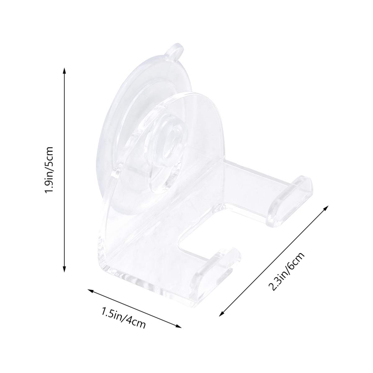 Baluue 2-Pack Razor Holder with Suction Cups - Wall Mounted Shower Organizer for Men's Razors & Shavers - Bathroom Storage Solution for Shaving Accessories - Perfect for Small Spaces & Travel Use