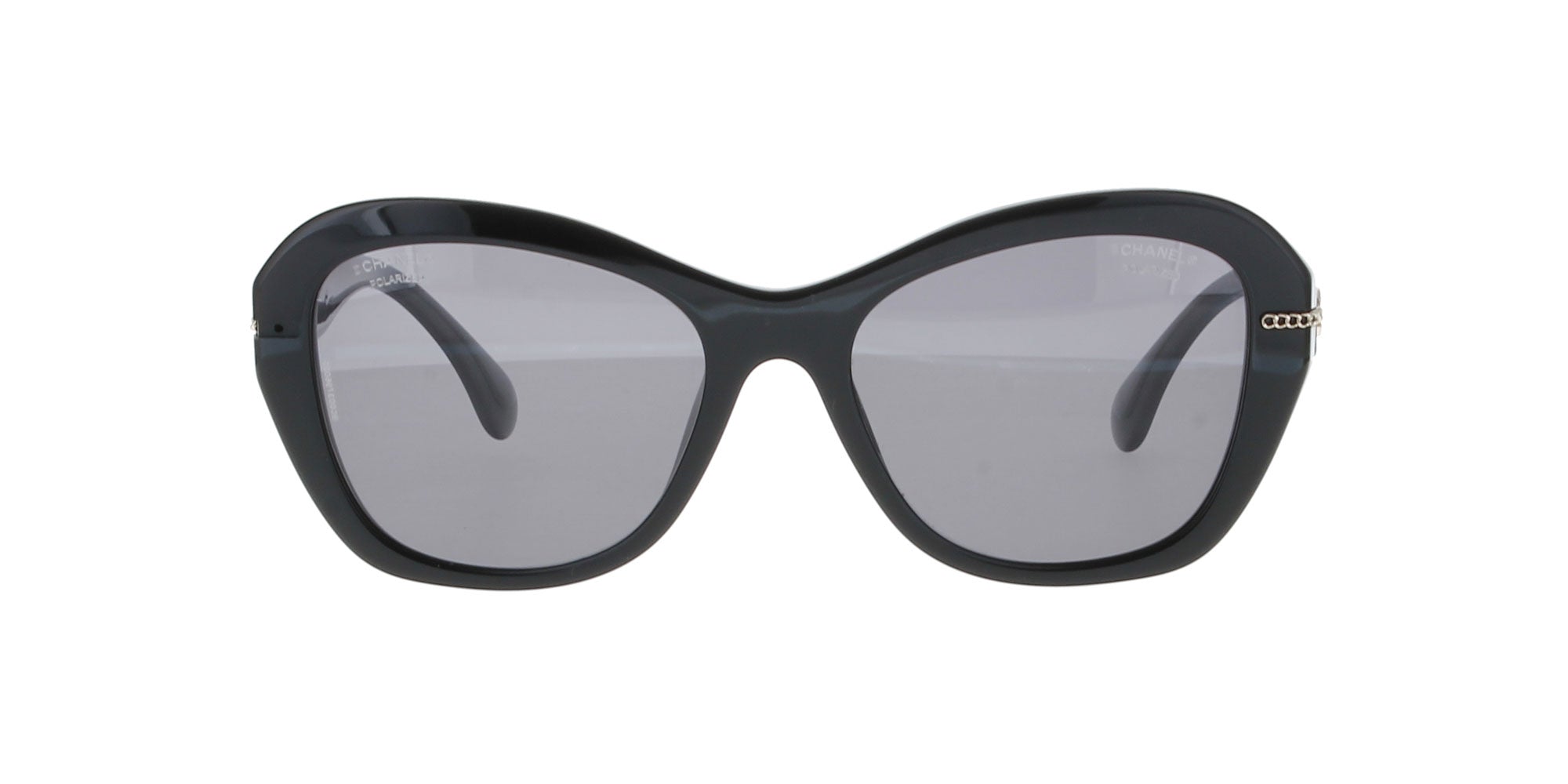 Chanel Black Butterfly Sunglasses for Women - Luxury Designer Shades with UV Protection - Perfect for Summer, Beach & Fashion Outfits