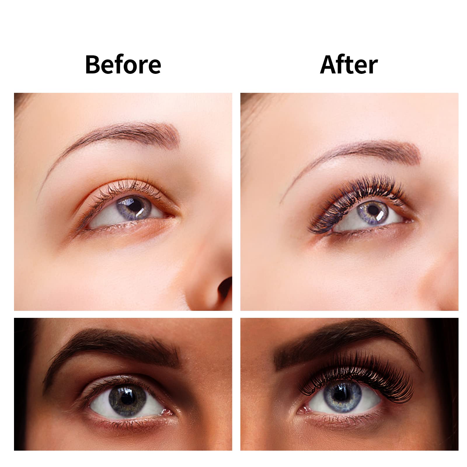 Premium 1000pcs Handmade Premade Eyelash Extensions - 5D-0.07C Volume Lashes Mix (9-16mm) with Pointed Base for Fluffy Lash Fans | Perfect for Salon Professionals, Bridal Makeup & Special Occasions