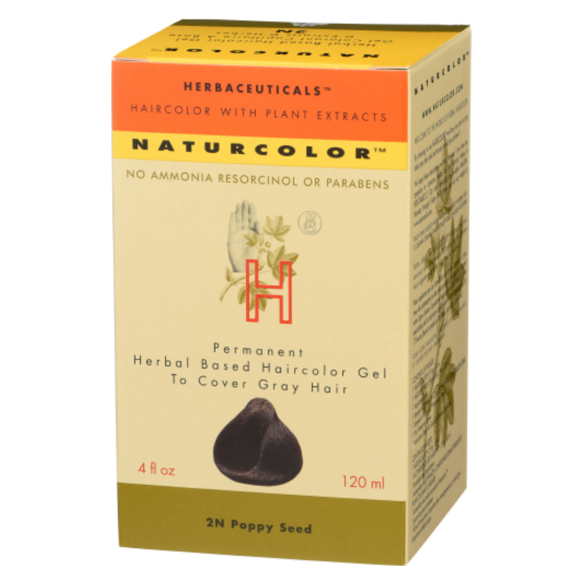 Natural Herbal Hair Color Gel for Women & Men - Ammonia-Free, Chemical-Free Hair Dye with Organic Ingredients | Perfect for At-Home Hair Coloring & Gray Coverage