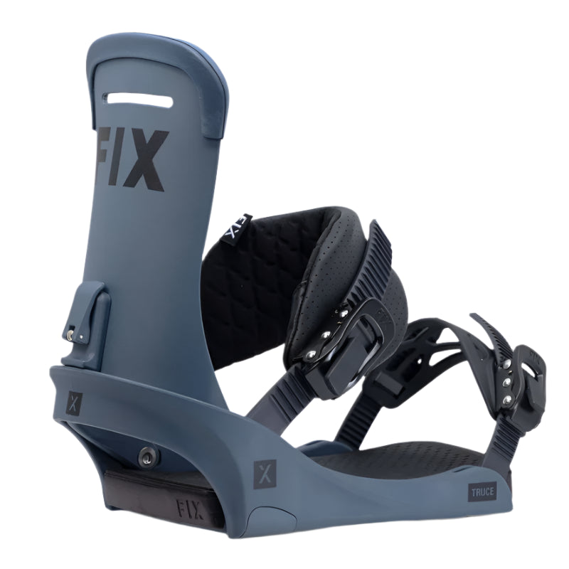 Fix Truce Snowboard Bindings 2024 - High-Performance Snowboard Bindings for All-Mountain & Freestyle Riding - Perfect for Powder, Park & Backcountry Adventures