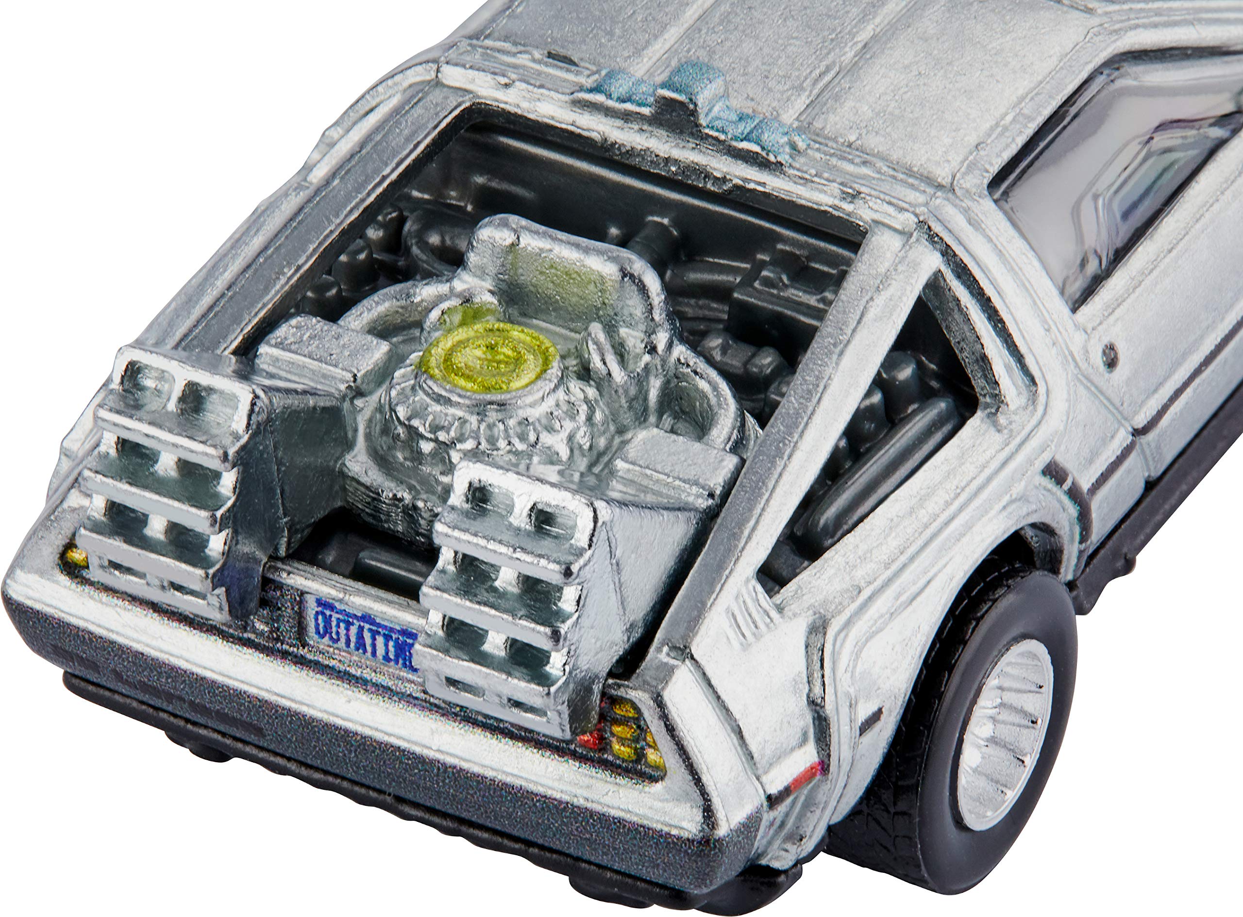 Hot Wheels Back to The Future 35th Anniversary Delorean Time Machine Die-Cast Model Car - Limited Edition Collectible Toy for Adults & Kids - Perfect Gift for Movie Fans & Car Collectors - Great for Display, Play, and Nostalgic Decor