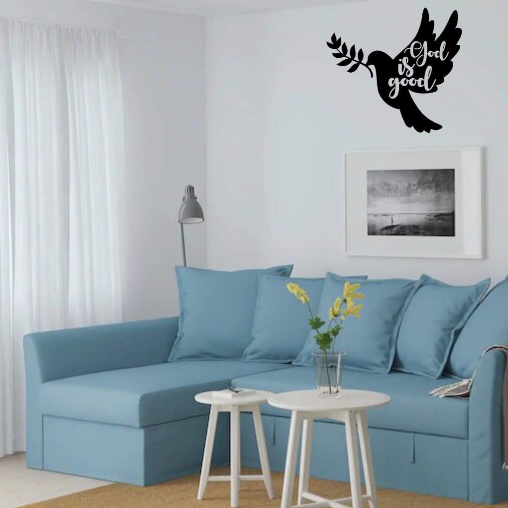 Steel Roots Dove of Peace Wall Art - Indoor & Outdoor Decor for Living Room, Bedroom, Gift