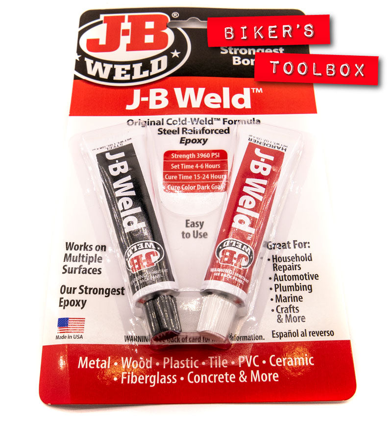 J-B Weld Original Cold Weld Steel Reinforced Epoxy Adhesive - High Strength Metal & Plastic Repair for Automotive, Plumbing & Household Fixes - Perfect for Bonding, Sealing & DIY Projects