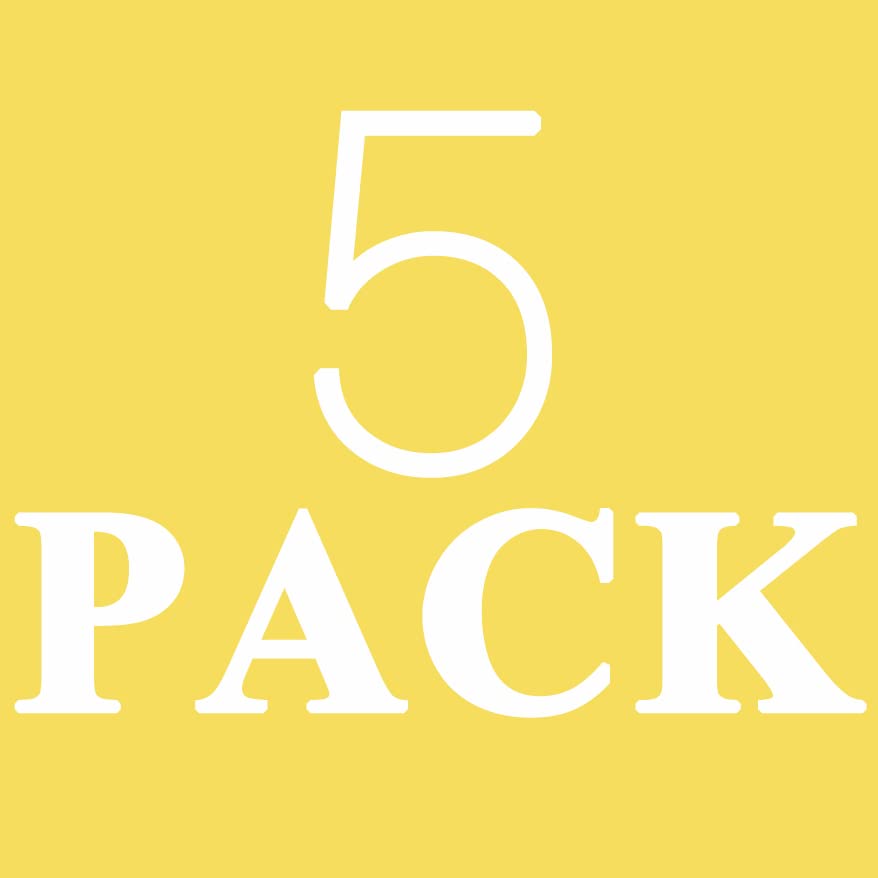 Brushed Satin Brass, 5 Pack