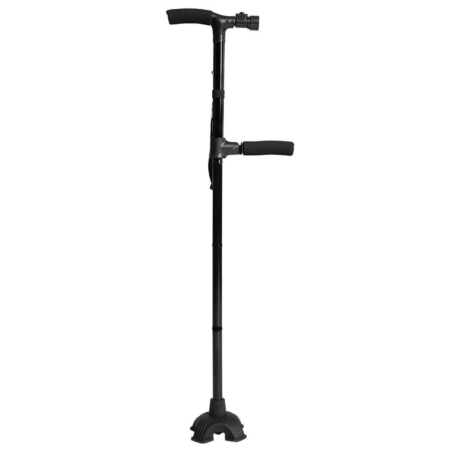Lightweight Adjustable Self Standing Folding Walking Cane with LED Light & Cushion Handle - Ideal for Seniors, Elderly Support & Outdoor Activities - Perfect for Hiking, Travel & Daily Mobility Assistance