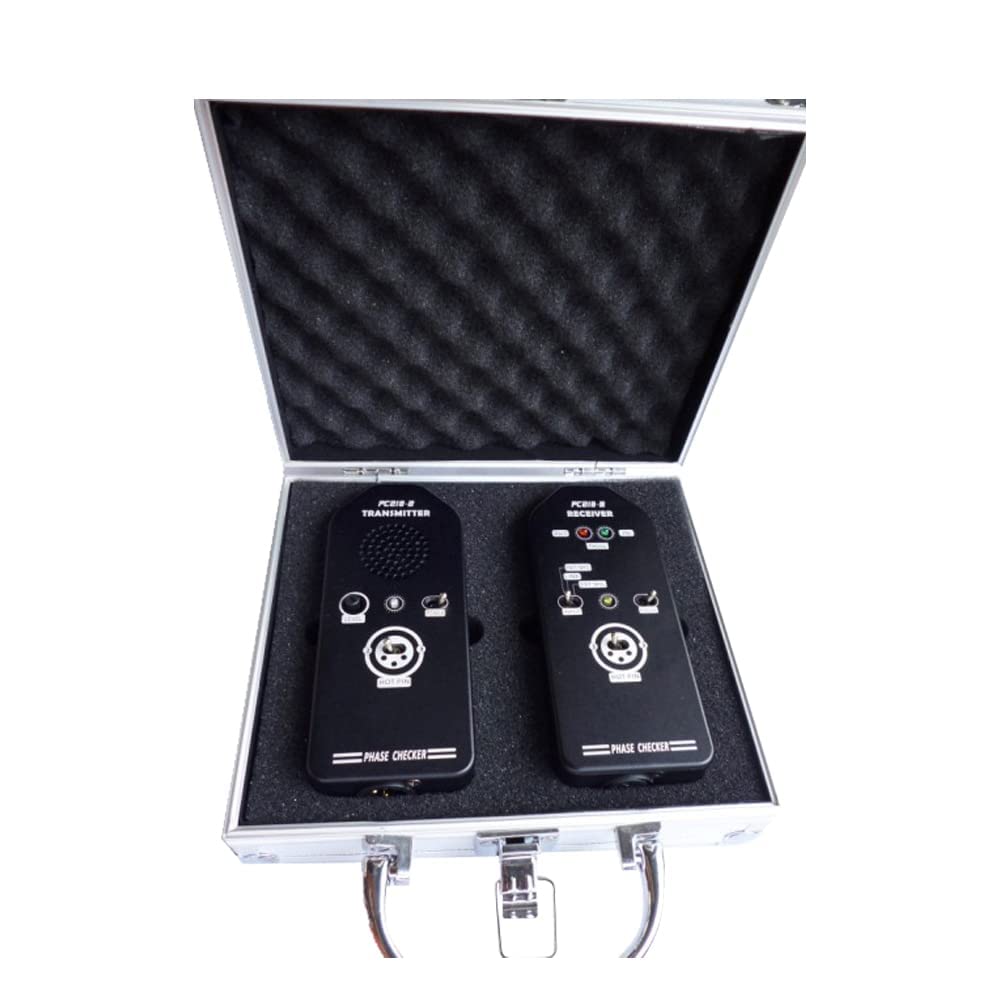 Phase Polarity Checker Detector - Audio Speaker & Microphone Tester with Long Outer Aluminum Box (PC218) | Perfect for Studio, Live Sound & DIY Audio Setup