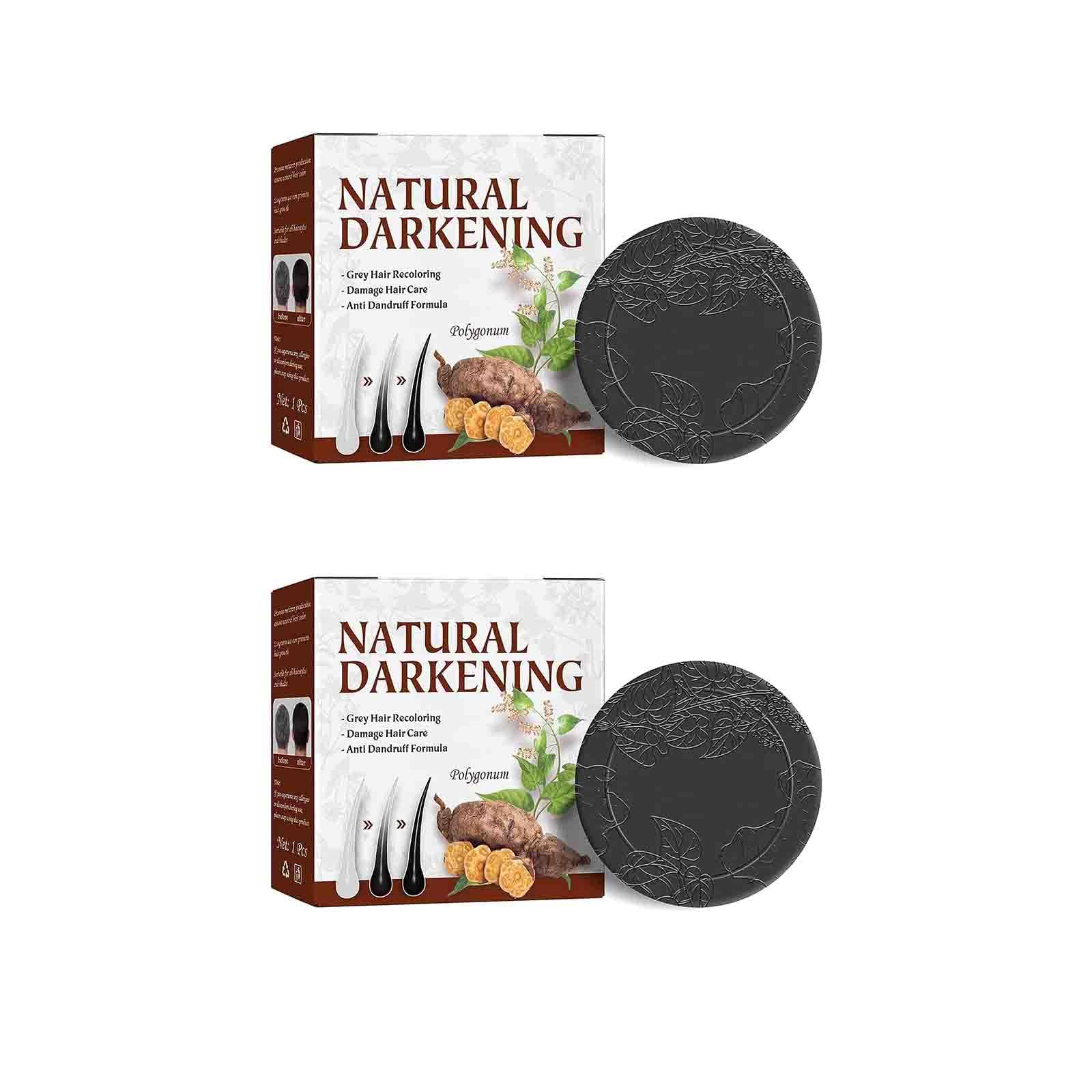 TANOOS 2023 Natural Polygonum Multiflorum Shampoo Bar for Black Hair - Moisturizing, Nourishing & Repairing Hair Soap with Herbal Essence - Ideal for Dry, Damaged Hair Care at Home or Travel