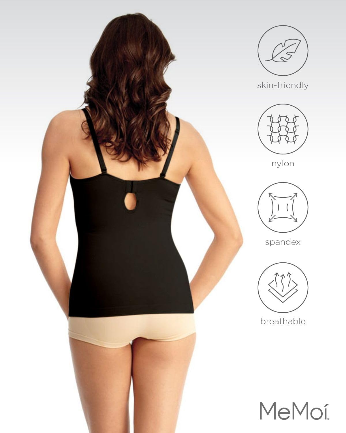 SlimMe Women's Shaping Camisole Tank Top with Padded Underwire Bra - Comfortable Slimming Cami for Everyday Wear - Sizes S-XL | Perfect for Layering, Office Wear & Casual Outfits