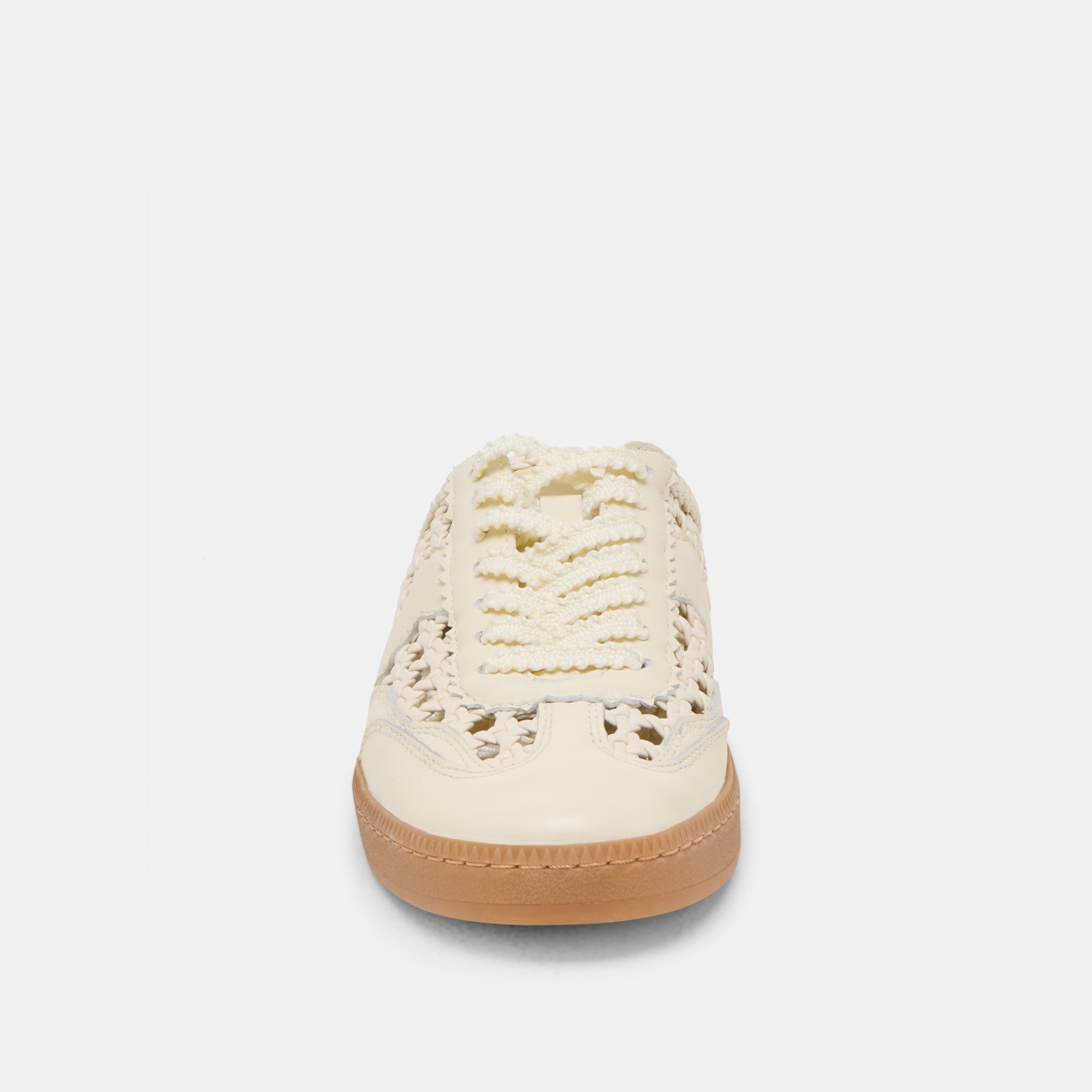 Notice Slide Woven Sneakers - Off-White Woven Stella | Comfortable & Stylish Slip-On Shoes for Casual Wear, Beach, and Summer Outfits