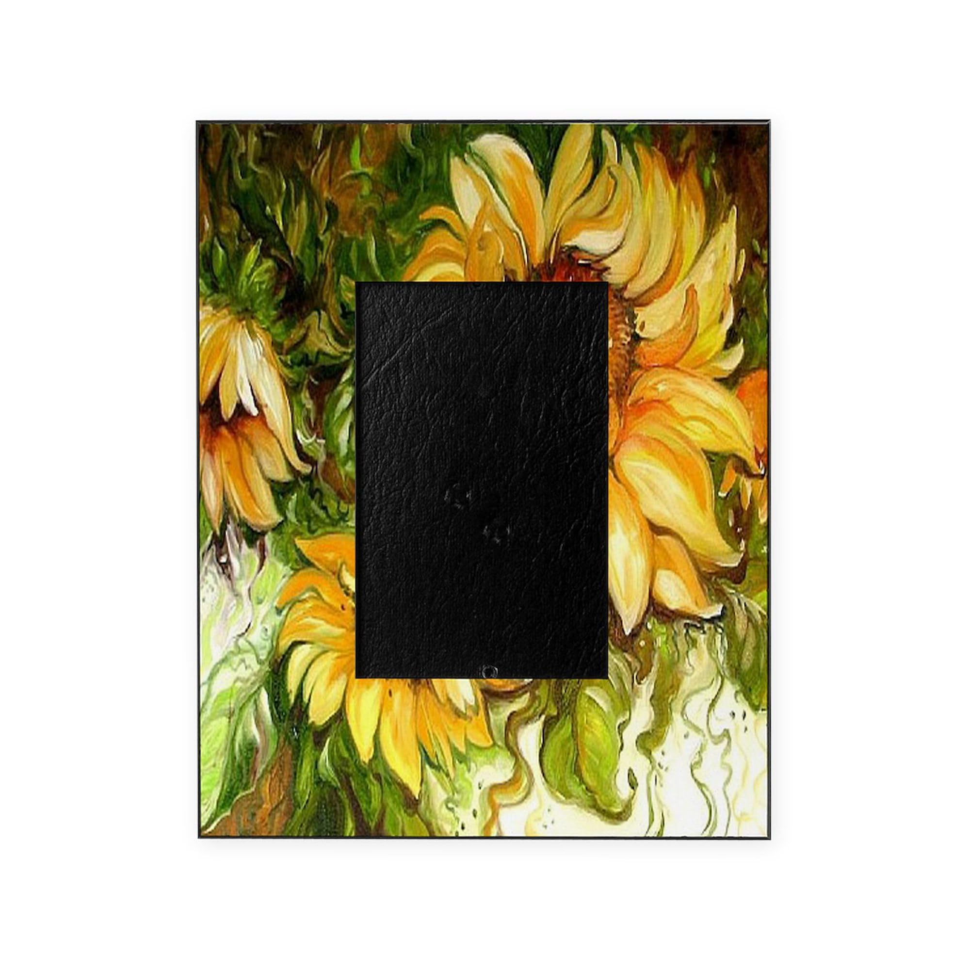 Sunflower Decorative Picture Frame - Handmade Wooden Photo Display for Home & Office Decor | Perfect for Wall Art, Living Room, Bedroom, and Gift Giving