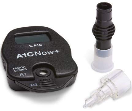 A1CNow Self Check at-Home A1C Test Kit (4 Tests) - Fast & Easy HbA1C Blood Glucose Monitoring for Diabetes Management & Preventive Care | Home Use, Doctor-Recommended, Diabetic Health Tracking