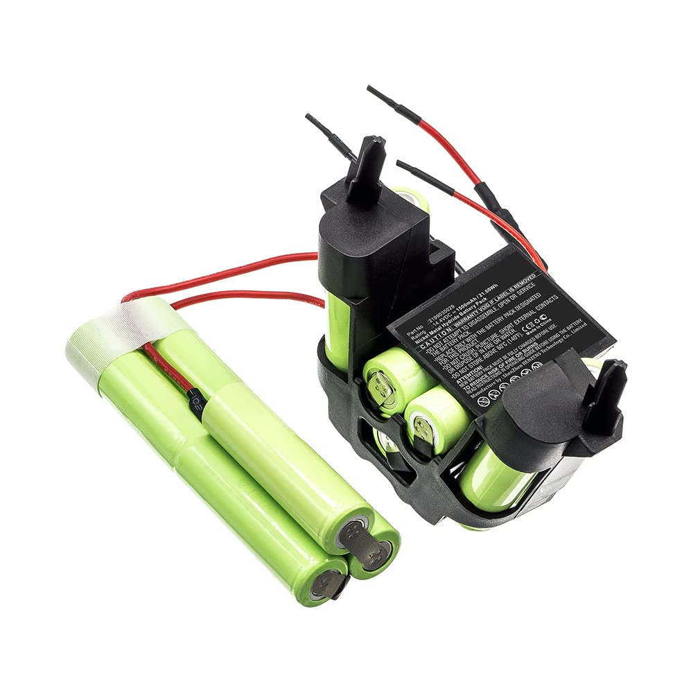 Synergy Digital 14.4V 1500mAh Ni-MH Replacement Vacuum Cleaner Battery - Compatible with AEG 2199035029 Model | Perfect for Home Cleaning, Car Detailing & Pet Hair Removal
