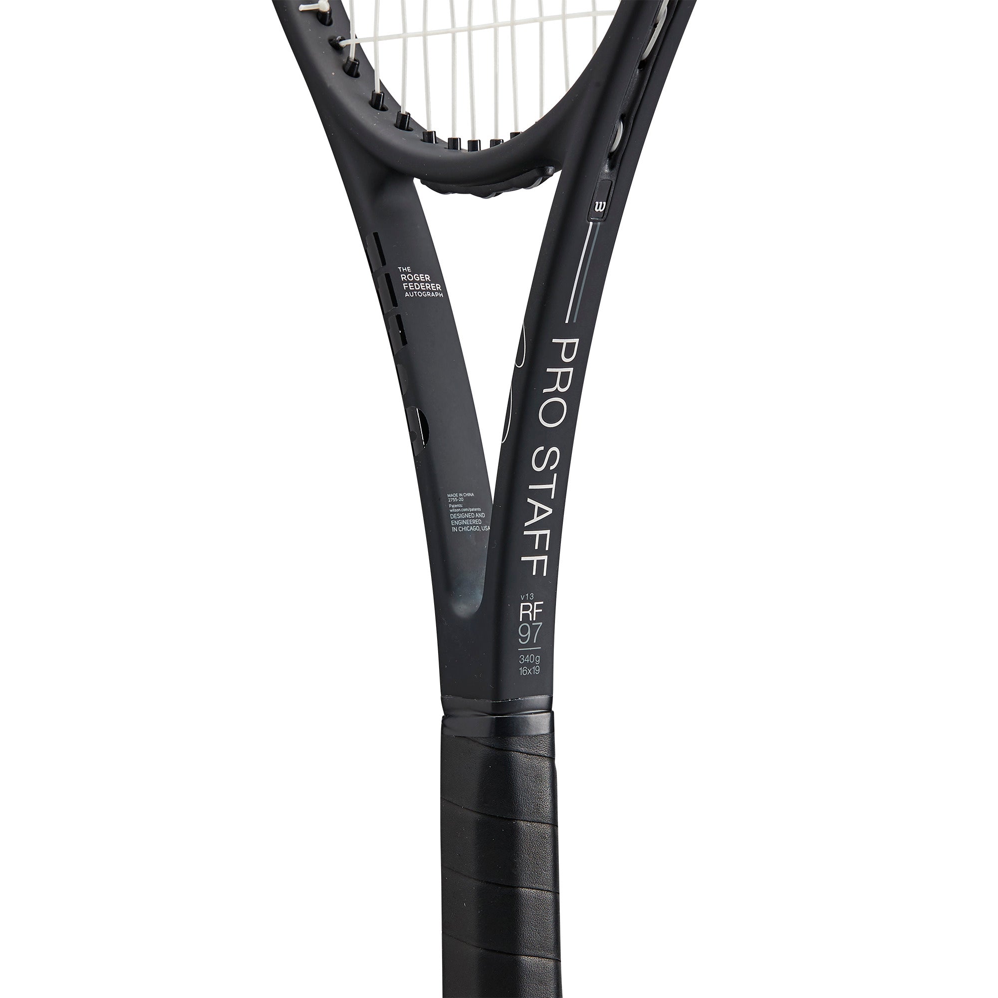 Wilson Pro Staff RF97 v13 Tennis Racket - Roger Federer Autograph Edition | Premium Carbon Fiber Construction for Power & Control | Perfect for Advanced Players & Competitive Matches