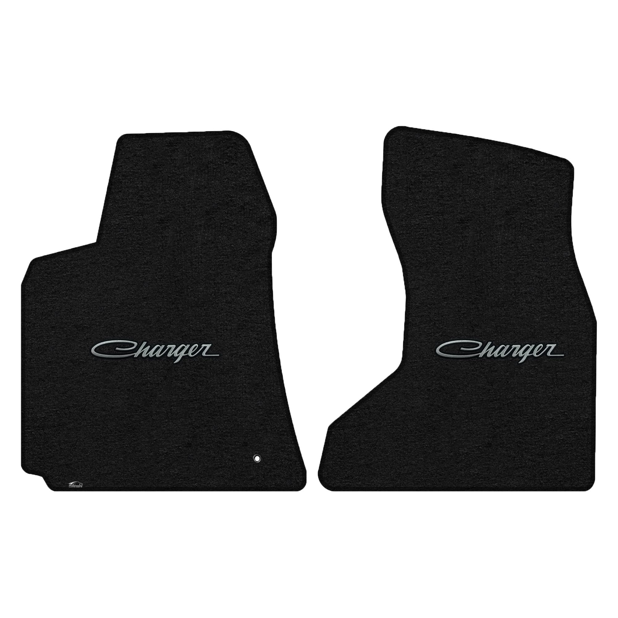Premium Custom-Fit Carpeted Floor Mats for 2006-2010 Dodge Charger AWD - Charcoal (2-Piece Front Set) | Luxury Car Floor Liners for Enhanced Comfort & Protection | Perfect for Daily Commutes, Road Trips & All-Weather Driving