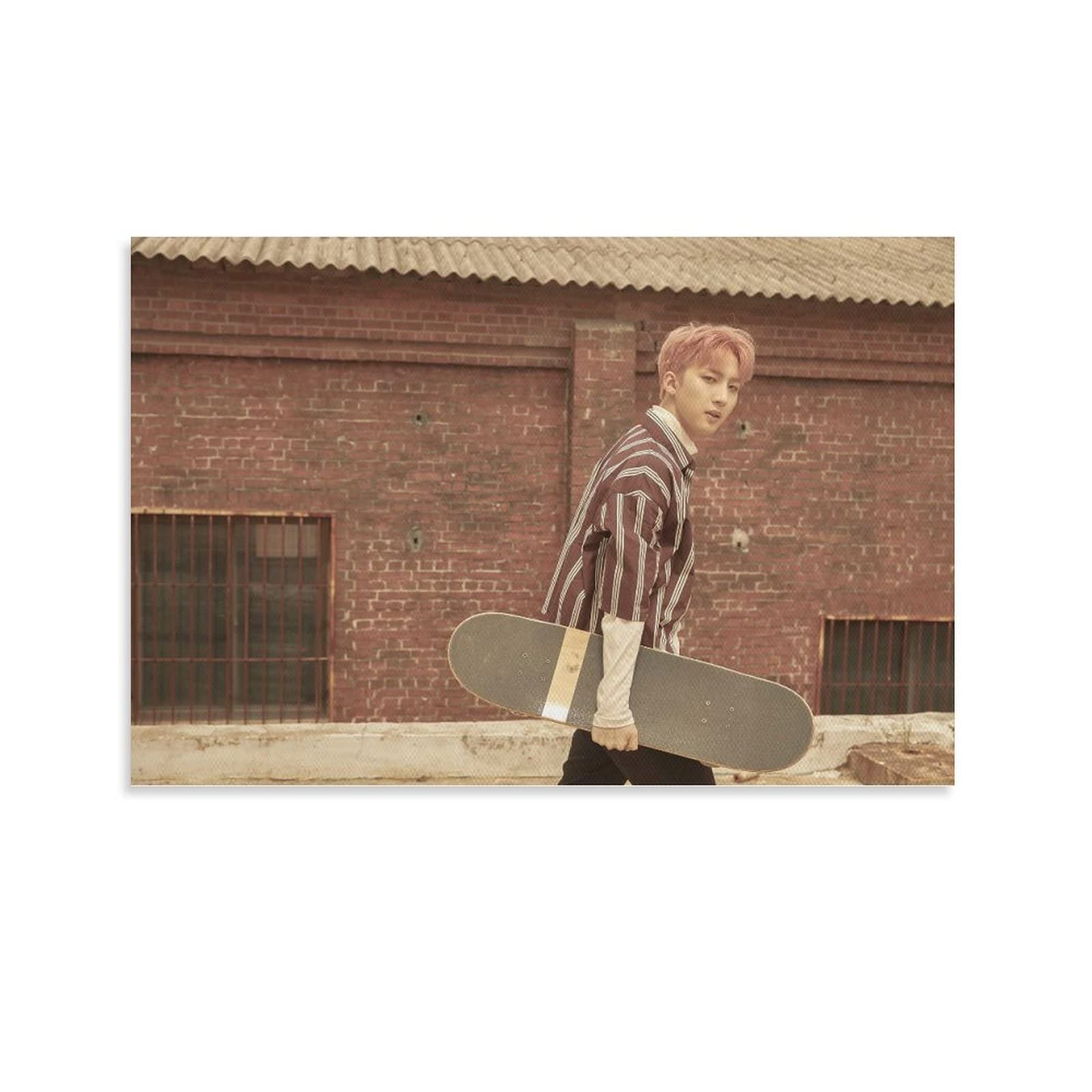 Pentagon Kpop Official Hui Teaser Poster - 24x36 Inch (60x90cm) Canvas Wall Art for Living Room & Bedroom Decor | K-Pop Merchandise for Fans | Perfect for Music Lovers & Kpop Collections