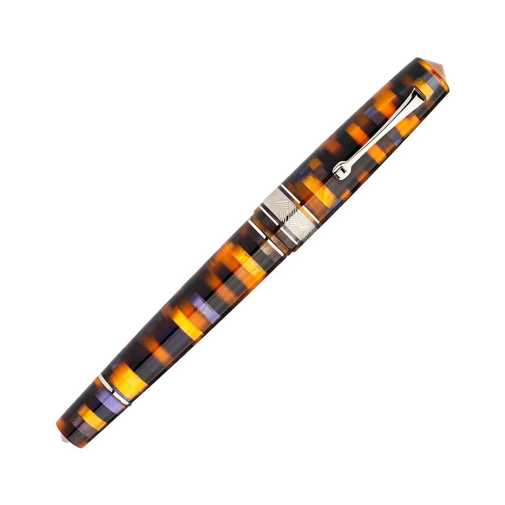 Leonardo Fountain Pen Mosaico - Premium Stainless Steel Pen for Writing, Calligraphy & Collecting - Perfect for Gifts, Office Use & Special Occasions