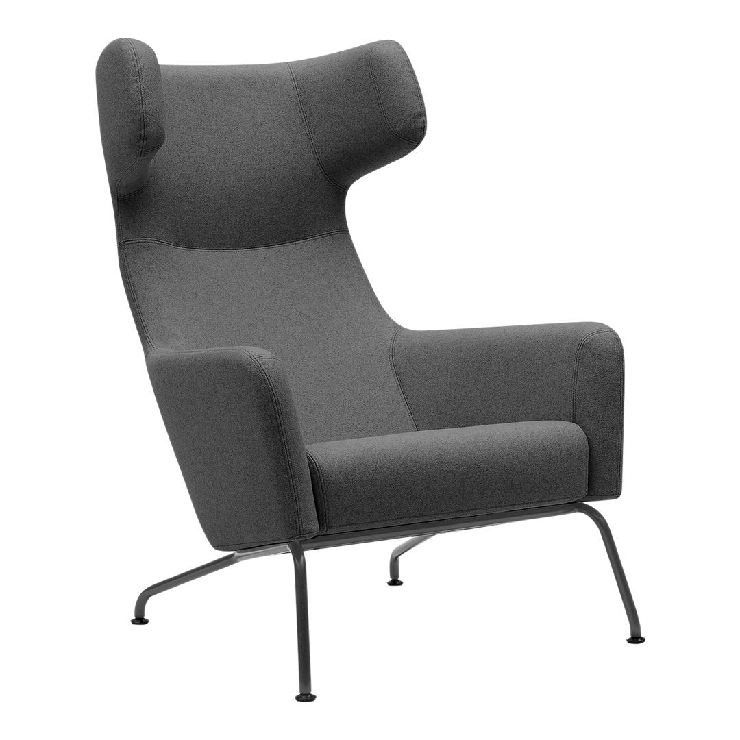 Havana Wing Chair - Mid-Century Modern Accent Chair with High Back and Upholstered Fabric, Perfect for Living Room, Bedroom, or Office Reading Nook