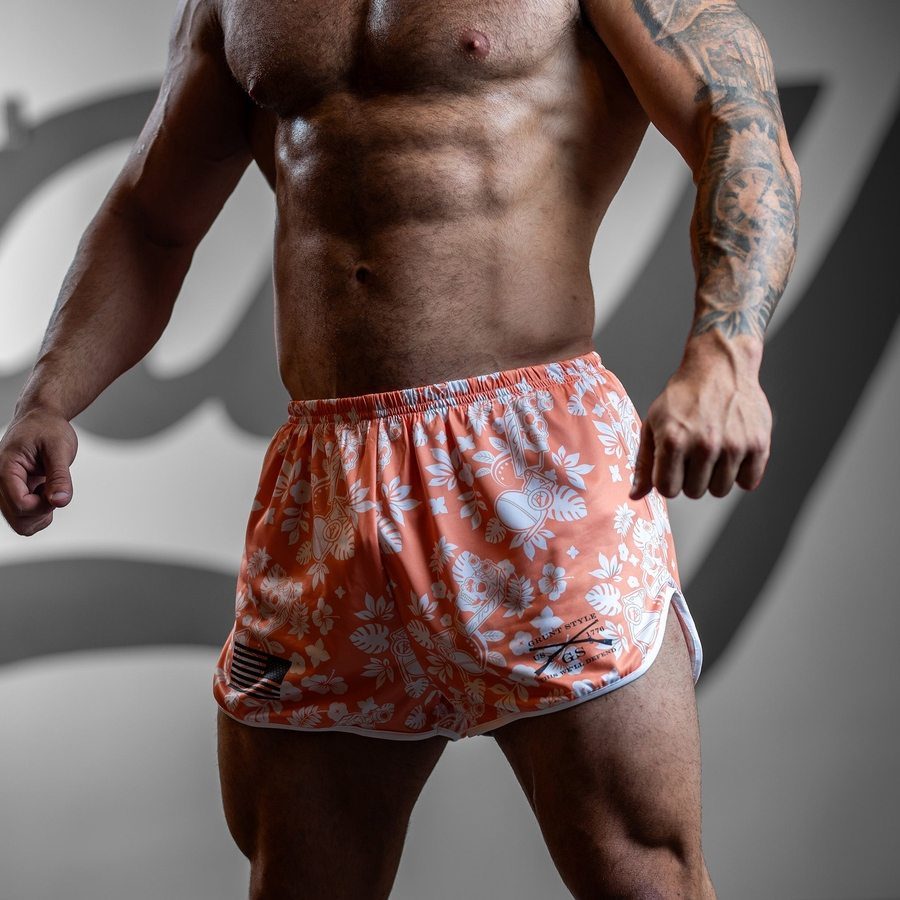Ranger Panties Tropical Death Apricot Crush - High-Performance Athletic Underwear for Running, Hiking & Outdoor Activities