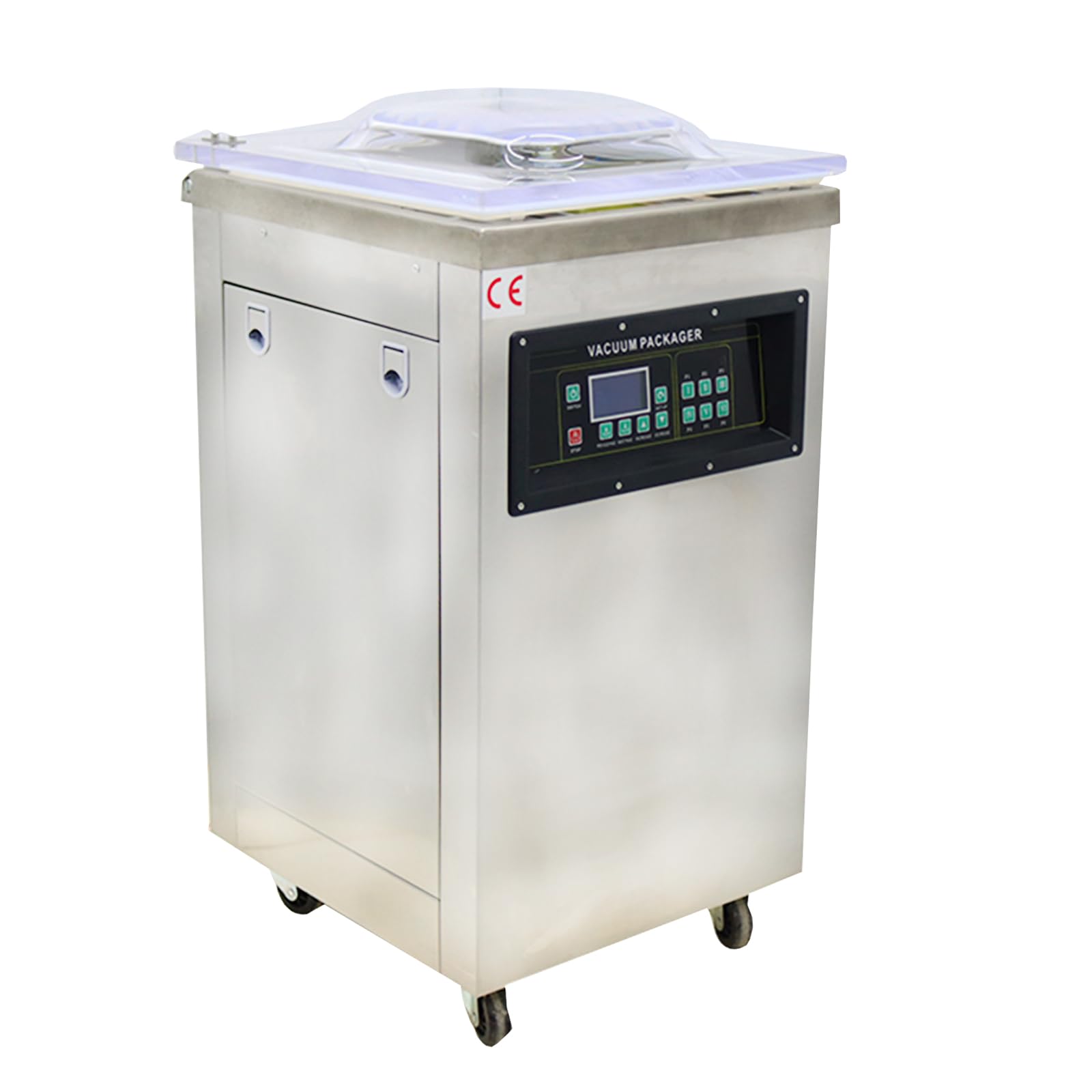 Commercial Single Chamber Vacuum Sealer Machine - Stainless Steel Food Packaging Equipment for Liquid-Rich Foods | Perfect for Restaurants, Grocery Stores & Food Preservation